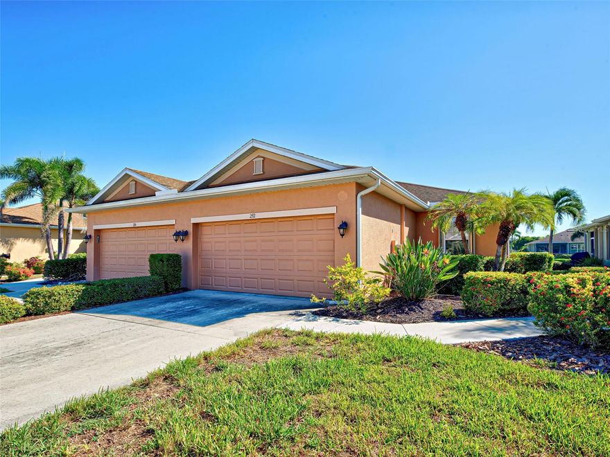 THIS VILLA COULD BE YOURS!! This beautifully maintained 2-bedroom + den villa offers the perfect blend of comfort, style and convenience nestled on a LAKE VIEW in Verona Reserve.  Turnkey Furnished and move in ready.  Open floor plan creates a seamless flow between the kitchen, dining, and living areas - ideal for both everyday living and entertaining. The chef's kitchen is a showplace featuring 42" wood cabinetry, granite countertops, a modern backsplash, pot & pan drawers and a spacious breakfast bar. Throughout the villa, tile flooring ( carpet in guest bedroom only), coffered ceilings with crown molding. enjoy tranquil mornings and warm eveings on the screened lanai overlooking the lake where a abundance of wildlife come for a visit. The primary suite is a serene retreat with a walk-in-closet, a ensuite bath featuring dual sinks, makeup vanity, quartz countertops and a walk-in-shower with large walk-in-primary closet. A secondary bedroom and full guest bath with quartz vanity and shower/tub combon provide comfort for vistors, while the versatile den/study adds flexibility to the floorplan.  Additonal enhancements include cabinets in the laundry room plus a utility sink making laundry day loads of fun!  The villa boasts hurricane accordian shutters, New AC 2023, New hot water heater 2025, New roofs coming 2026, dog park for your furry friends, community pool and gathering area for activites and entertaining. Location is minutes away from shopping, banking, dining, YMCA, approximatley 4 miles to Historic downtown Venice and Venice Beach, arts and theater, Legacy Trail scenic biking, walking and running paths. All of this is just minutes from Florida's world-renowned Suncoast beaches, with quick access to I-75 and the nearby Sarasota Memorial Hosptial Venice campus, convenicne meest luxury in of the area's most sought after communities.  Schedule your private showing today and make this villa your new home !