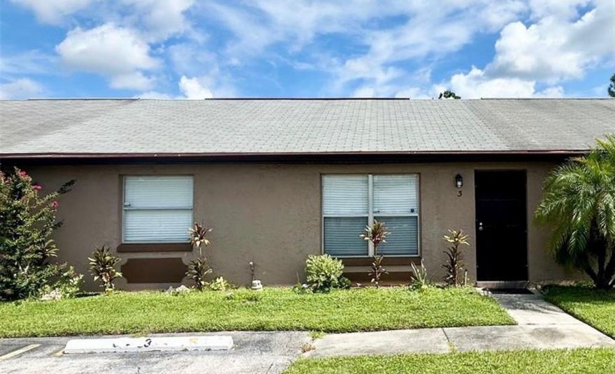 Welcome home to this beautifully maintained 2-bedroom, 2-bath villa offering 960 sq. ft. of comfortable living space in the heart of Kissimmee! This inviting home features a brand-new roof and new stainless-steel appliances — refrigerator, stove, microwave, and dishwasher.

Enjoy a spacious open-concept layout perfect for relaxing or entertaining. The primary suite offers its own private bath, while the second bedroom is ideal for guests or a home office.