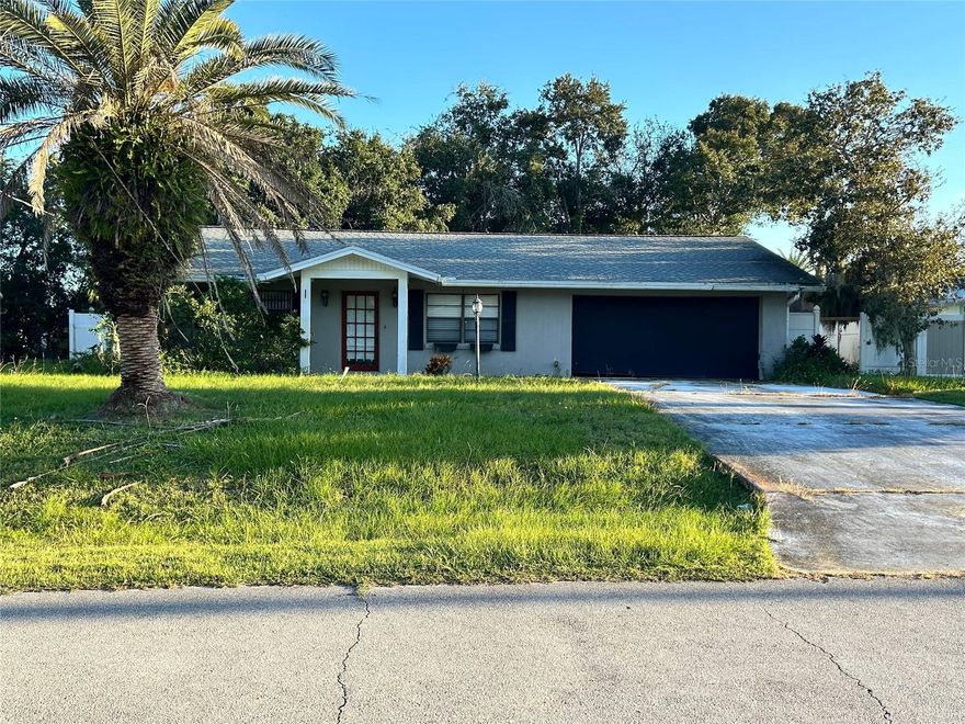 Welcome to 93 Freeport Lane, a diamond in the rough offering incredible potential for the right buyer. Located in an established Palm Coast neighborhood, this property is ready for a full renovation and transformation. With solid bones and a functional layout, the home provides an excellent foundation to customize, modernize, and add value. Perfect for buyers with vision, this property is a blank canvas waiting to be reimagined. Renovate and resell, renovate and rent, or renovate and create your own personalized space—the possibilities are endless. Conveniently located near shopping, dining, parks, and major roadways, this is a rare opportunity to buy into Palm Coast at an attractive price point.Property is being sold as-is. Don’t miss the chance to unlock the potential of this home and take advantage of Palm Coast’s continued growth.