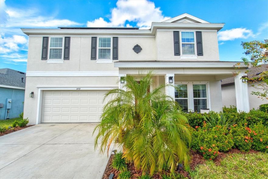 Welcome to your slice of paradise in the highly sought-after Waterset - a resort-style community in Apollo Beach! This beautifully upgraded 2021 WestBay Kingfisher model offers two stories of modern elegance with a bright, open-concept floor plan, soaring ceilings, and abundant natural light throughout.

The gourmet kitchen is a showstopper—complete with stainless steel appliances, a large center island, quartz countertops, custom cabinetry, built-in oven and microwave, five-burner cooktop with a beautiful stainless steel hood, wine fridge and a walk-in pantry with plenty of room for storage. It is open to the large dining space and family room - which is adorned with custom lighting! 

Enjoy Florida living at its best with a covered lanai and large backyard with extended paver patio and firepit, ideal for entertaining, relaxing, or weekend BBQs. 

Inside, you’ll find four large bedrooms, two-and-a-half baths, an inviting loft, and a versatile first-floor flex room perfect for a home office, playroom, or media space. The owner’s suite offers a spa-like retreat with dual vanities, a walk-in shower, and an enormous closet with custom built-in shelving and makeup station. All of the bedrooms are spacious and have walk-in closets. There is a second bathroom upstairs with dual vanities and a bathtub/shower.

The home is equipped with solar panels which will keep your electric bills low! 

Residents of Waterset enjoy world-class amenities including multiple resort-style pools with waterslides and splash pads, fitness centers, dog parks, scenic walking and biking trails, pickleball and basketball courts, and community playgrounds.

Located minutes from I-75, shopping, dining, top-rated schools, and Tampa Bay beaches, this home offers the ultimate combination of comfort, convenience, and community lifestyle.

Available now—experience luxury living in Apollo Beach’s premier resort community! Don't miss your chance to rent this Florida gem - schedule your private tour today!