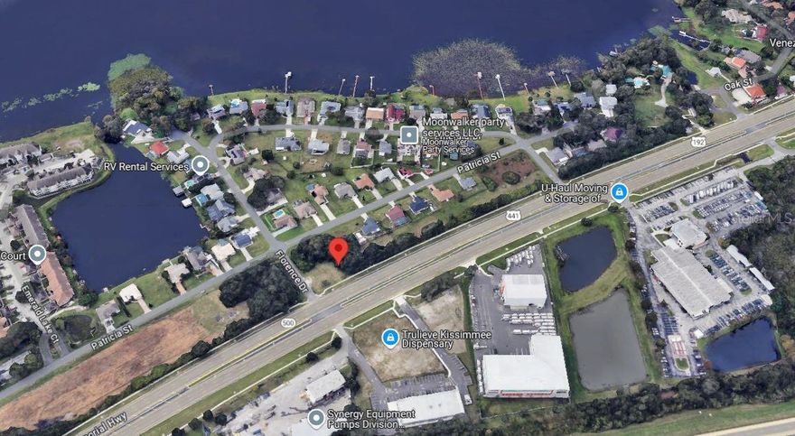 Come see this tremendous opportunity and potential  being on one of the fastest commercial growing parts on US-192, The entire property consist of a corner lot US-192, with 200 Feet facing US-192 and 82 feet deep, currently Zoned commercial CR and future land development is Medium density residential 8-18 units per acre.