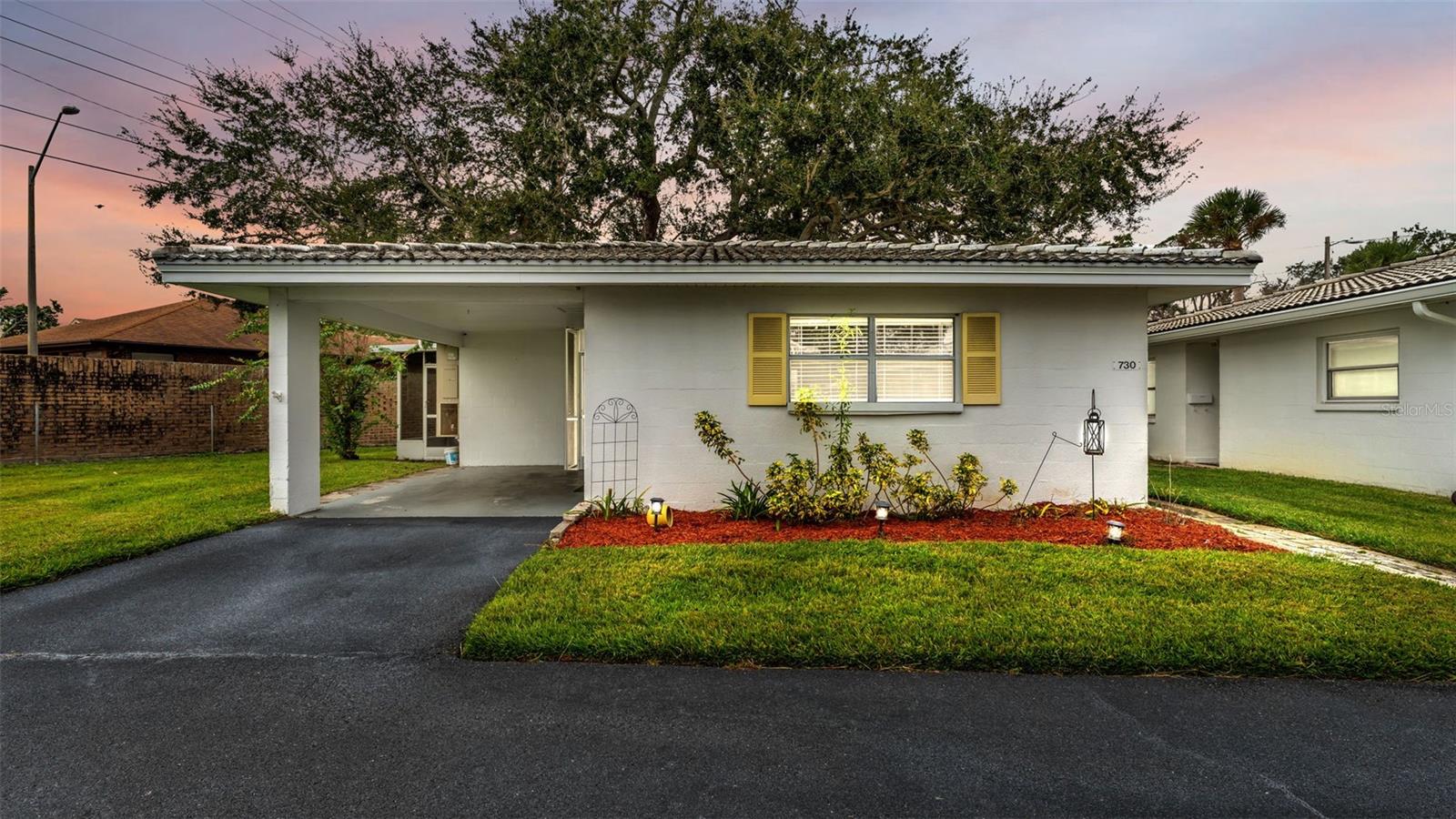Charming Updated Villa in the Heart of Lakeland’s Imperial Southgate 55+ community. Welcome to 730 Erie Ct, a beautifully maintained 1-bedroom, 1-bathroom freestanding villa in the desirable 55+ community of Imperial Southgate. This rare stand-alone unit offers both privacy and convenience, making it a perfect retreat for comfortable, low-maintenance living. Step inside to find luxury vinyl plank flooring, a bright and open layout, and a modernized bathroom with a walk-in shower. The spacious living area flows seamlessly to a private screened porch, perfect for morning coffee or unwinding at the end of the day. With a new roof (2023) and an A/C system approximately 6 years old, the home is move-in ready and worry-free. Imperial Southgate’s prime location places you right in the heart of Lakeland. Just minutes away, you’ll find Southgate Shopping Center, Lakeside Village, and an abundance of dining options ranging from local favorites to national chains. Medical facilities and doctors’ offices are close by, ensuring peace of mind, while nearby scenic lakes and parks make it easy to enjoy Florida’s natural beauty. Whether you’re downsizing, seeking a seasonal retreat, or simply looking for a quiet community with excellent convenience, this villa offers it all.