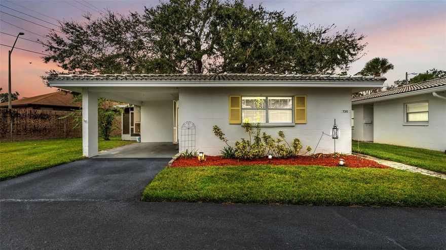Charming Updated Villa in the Heart of Lakeland’s Imperial Southgate 55+ community. Welcome to 730 Erie Ct, a beautifully maintained 1-bedroom, 1-bathroom freestanding villa in the desirable 55+ community of Imperial Southgate. This rare stand-alone unit offers both privacy and convenience, making it a perfect retreat for comfortable, low-maintenance living. Step inside to find luxury vinyl plank flooring, a bright and open layout, and a modernized bathroom with a walk-in shower. The spacious living area flows seamlessly to a private screened porch, perfect for morning coffee or unwinding at the end of the day. With a new roof (2023) and an A/C system approximately 6 years old, the home is move-in ready and worry-free. Imperial Southgate’s prime location places you right in the heart of Lakeland. Just minutes away, you’ll find Southgate Shopping Center, Lakeside Village, and an abundance of dining options ranging from local favorites to national chains. Medical facilities and doctors’ offices are close by, ensuring peace of mind, while nearby scenic lakes and parks make it easy to enjoy Florida’s natural beauty. Whether you’re downsizing, seeking a seasonal retreat, or simply looking for a quiet community with excellent convenience, this villa offers it all.