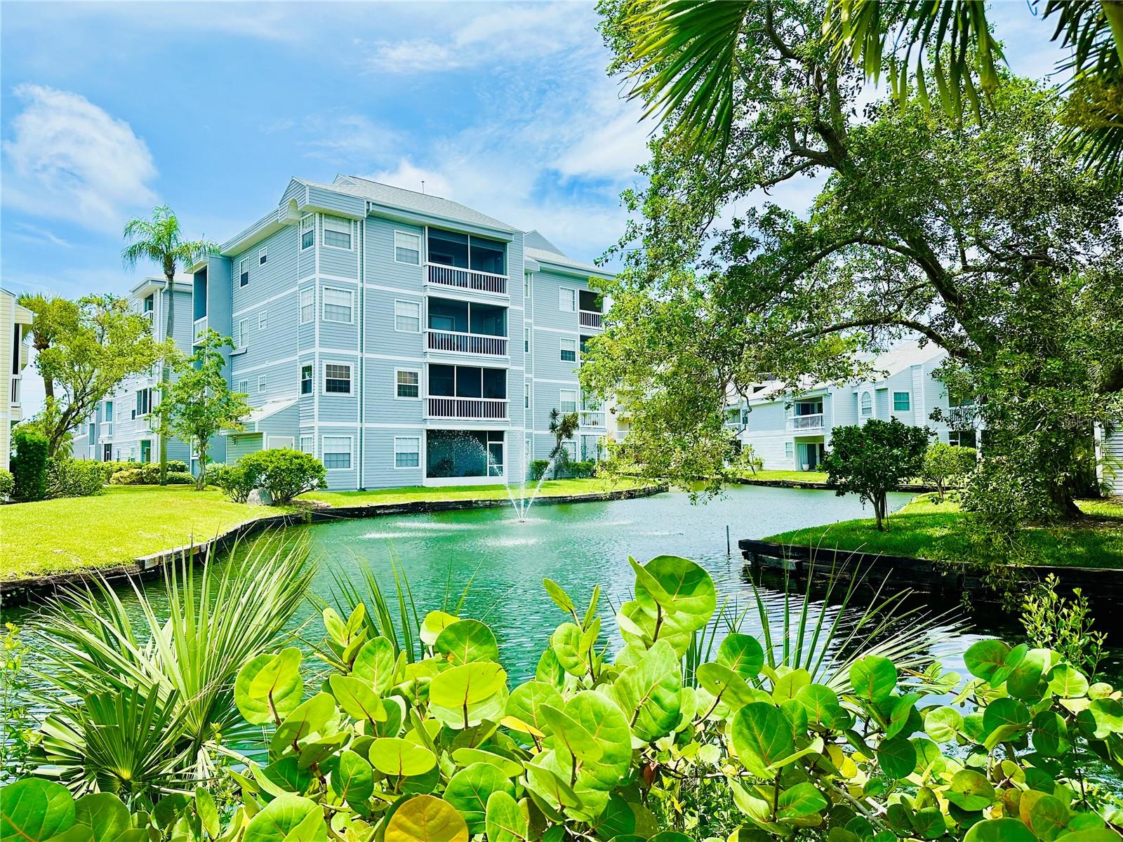 This condominium, located in West Central St Petersburg is only a few minutes away from Tyrone Square Mall and the beaches. This community is surrounded by beautiful residential homes, retail shops, banks, medical facilities, fitness, restaurants and businesses. With beautiful and rare cathedral ceilings and a pond view, this charming 3-bedroom, 2-bathroom condo is 1445 SQ of a hidden paradise. This is a second floor unit with a 3rd bedroom or bonus room in the loft. The kitchen features a newer refrigerator and dishwasher with well-kept original cabinets. The washer and dryer are just a few years old in this in unit laundry area. The air-conditioning system was installed in 2016 and with great maintenance has been running very well, same with hot water tank, it was installed in 2016 and has been working great. An open and spacious living room with huge sliding doors that take you to a beautiful balcony with a soothing pond view. Just painted, this home features beautiful flooring: Terrazzo Tile, Wood and Clay tile. There is a large main bedroom with it's own balcony and en suite bathroom. Another smaller bedroom also on the main floor. The loft is spacious and has a large closet. One bathroom has a tub, one has a modern shower. Beautiful landscape, clean and big elevator, wide and beautiful outside wall-ways make a lovely day to day experience. Many amenities: community pool, spa, clubhouse, grilling areas and tennis courts.
$75 App fee/adult, security deposit equal to one month's rent, $75 household annual fee after acceptance, renter's insurance required, $15.50 from a 3rd party, pay monthly with rent. After approval from Dennis PM there will be a one time HOA fee of $160. These units do not last long!