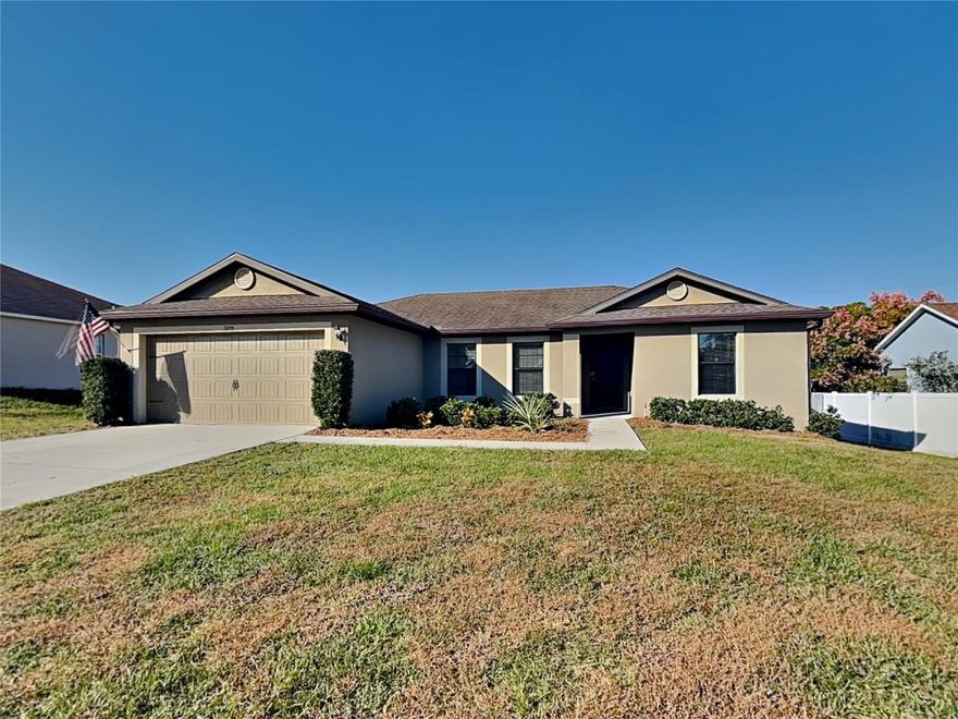 Take a look at this beautiful home, Clean and Move-In Ready, featuring 3 bedrooms, 2 bathrooms, 2 car garage and approximately 1,463 heated square feet. Enjoy the freedom of a virtually maintenance free lifestyle while residing in a great community. Smart Home Tech - $21.95/mo; Washer/Dryer - $35/mo; High Speed Cable/Internet (if applicable by 3rd Party user) $55/mo; Renters insurance reqrd, Pool service (if applicable) is $150/mo, Septic System (if applicable)- $35/mo; Admin Fee - $150 after lease is generated. Applications are First Come First Serve basis. Variable Rent Option – go to “Apply” on website and select Term for monthly rental options. This home is professionally managed and maintained by Owner. You deserve single family rental living at its best!