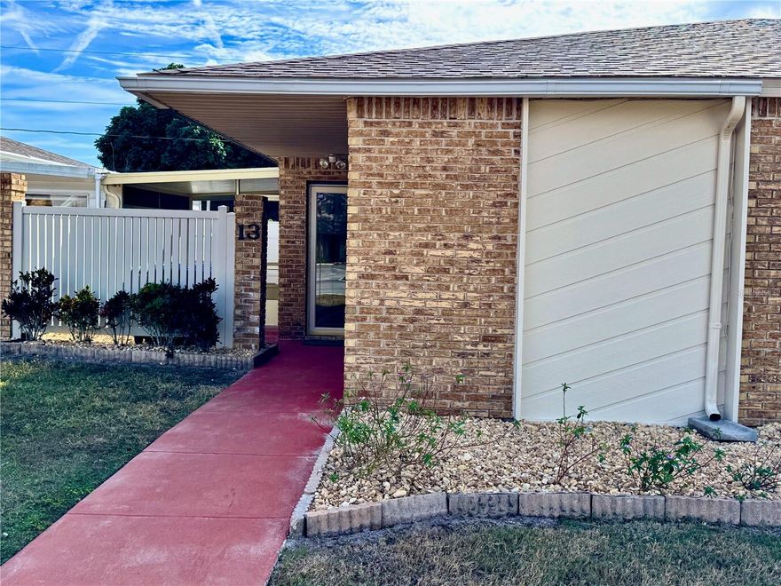 Well-appointed **two-bedroom, two-bath condo with dual ensuite bedrooms**, a bright kitchen, and **in-unit laundry**. The kitchen is equipped with a range, dishwasher, refrigerator, and over-the-range microwave. The laundry area also functions as a pantry, offering **additional storage space above the washer and dryer**.

The open living area features a sliding glass door leading to a **screened-in porch** and flows seamlessly into a shared **dine-in space**, creating a comfortable and functional layout. **Ensuite bedroom one** with brand new carpet offers a walk-in closet with built-ins and a tub/shower combination, while **ensuite bedroom two** with brand new carpet includes a walk-in closet and a step-in shower.

Outdoor living and privacy are standout features of this unit, with **three distinct outdoor spaces**. A private front sitting area is tucked away from the parking lot behind a slatted privacy fence, allowing natural light to filter through. The second outdoor space is the screened-in porch, easily accessed from the living area, which opens to a **third outdoor seating area** complete with a storage closet—ideal for holiday décor or outdoor gear. The outdoor areas don't end at your unit with access to the community pool.

The interior has been **freshly painted** and will features **new ceiling fans, window blinds, and additional upgrades**.
**Call today to schedule your private showing.**