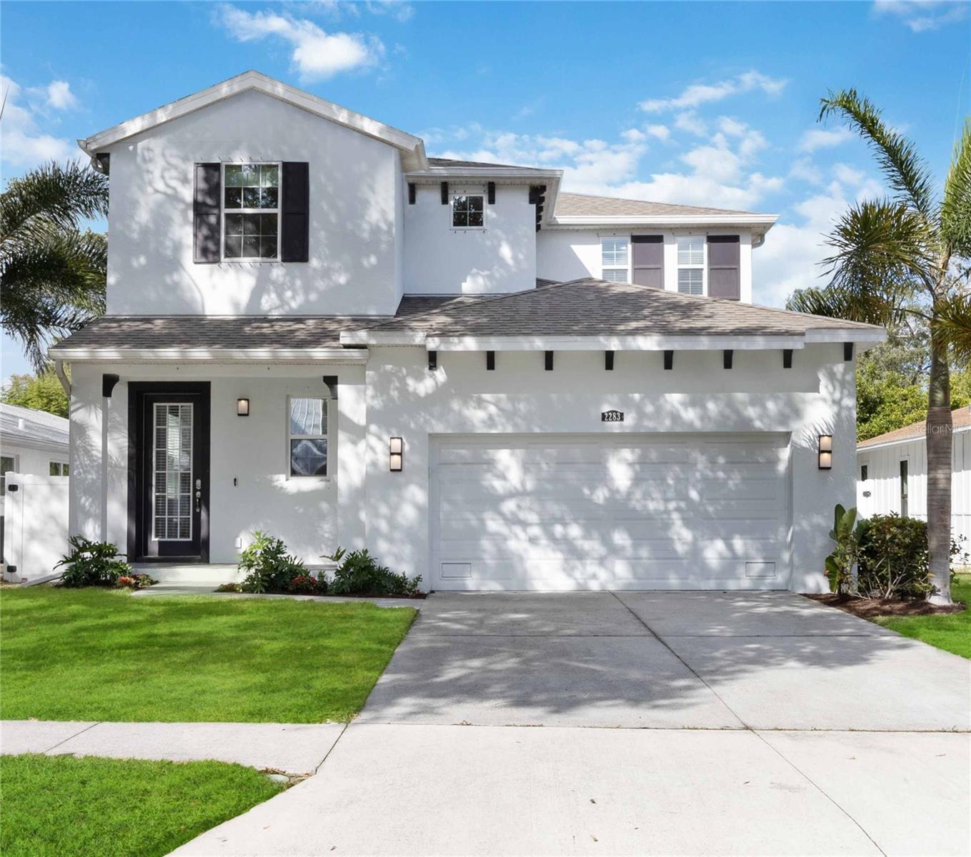 This gorgeous custom-designed, nearly 3,000 sqft. home features 5 bedrooms, and 4.5 bathrooms with a two-car garage. Enjoy a bright and open floor plan and kitchen space perfect for entertaining. The primary bedroom is downstairs and the remaining bedrooms along with additional living space are upstairs. There are numerous tech features in the home, including ambience led lighting, security cameras, Nest thermostat, built in extended wi-fi routers, and more. Updates include a completely re-done primary bathroom, new wood staircase, and a full bathroom add on. Step into the backyard Oasis for BBQ's and lounging by the heated pool - complete with air bubblers and led lighting. The beautifully designed landscaping with plenty of privacy feels like a true tropical experience.
Don't miss your chance to own property in the highly sought after community of Arlington Park - where you're 12 minutes to Siesta and Lido Key beaches, 5 minutes to downtown, and within walking distance to fine dining and shopping in the Hillview Plaza. Also nearby are several parks and walking paths, including entry points to the famous 18.5-mile legacy trail that runs along a former portion of the Seminole Gulf Railway corridor and connects Sarasota and Venice. No CDD, No HOA. This is the perfect home to raise a family, entertain, and host guests in.