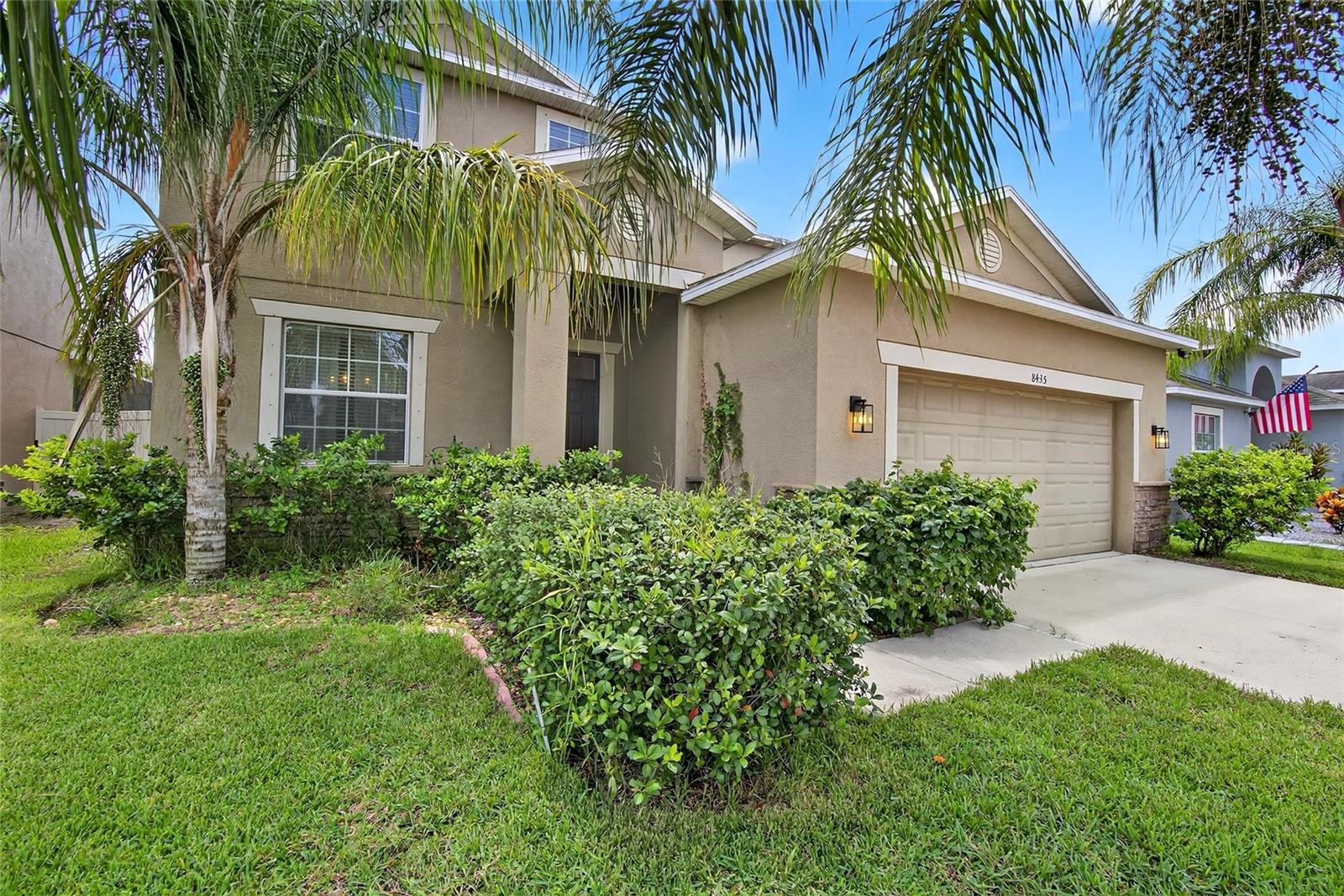 DON'T WAIT!!, Come and make this spacious 2 story 4-bedroom, 3-bathroom home at 2,546 sq/ft built in 2015 your own. The home features an open floor plan with kitchen and living room, the kitchen features large center island, 42" upper cabinets, tile backsplash, dinette area and all stainless-steel appliances. This home also boasts granite countertop package throughout, separate formal dining area, inside first floor laundry room, large second floor loft that can be used as a second living room or entertainment room, master bedroom with walk-in closet, En-Suite master bath with garden soaking tub, walk-in stand up shower, upgraded lighting and ceiling fans including at the lanai, security system with sensors at all lower windows and doors, living room motion sensor, exterior front and rear security cameras with DVR and new front door electronic smart keypad and exterior garage carriage light. This home is located in the desirable cypress creek community, NO FLOOD ZONE with the home sitting on a large fully fenced in lot that backs onto the creek with preserve and no rear neighbors, so you can enjoy the relaxing view with a cold drink under the large, covered lanai that is fully screened in. Enjoy community amenities such as the resort style pool, clubhouse, dog park, playground, park, walking trails and outdoor fitness stations. The driveway has recently been pressure washed along with painting of the rear lanai flooring and front entry deck. This community is centrally located minutes from I-75, just a short drive away from downtown Tampa, area shopping malls, north or south beaches such as St. Pete Beach or Anna Maria Island in Bradenton. Schedule your tour today!!.