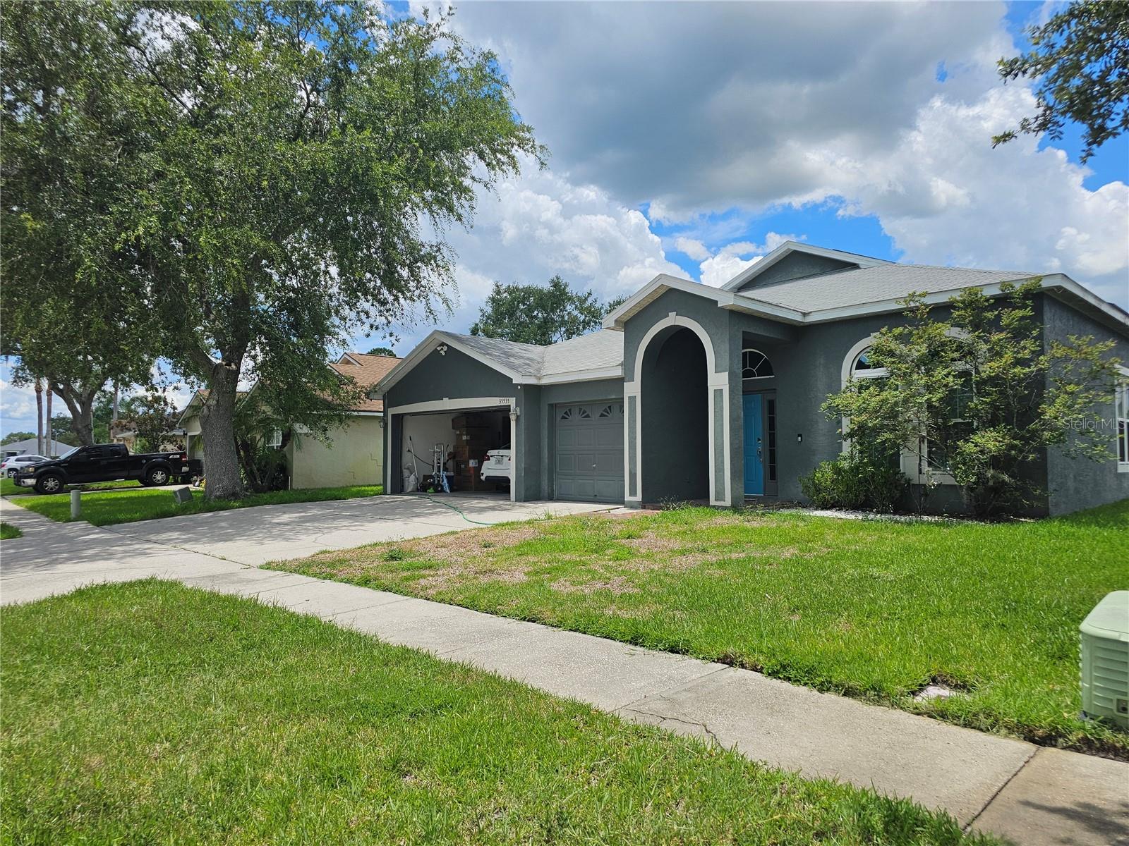 Welcome to this beautifully updated Energy Efficient 4-bedroom, 2.5-bath home with solar energy, perfectly located in the heart of Zephyrhills! With a 3-car garage, a sparkling saltwater pool and a bonus room featuring its own ductless AC., this home is designed for both comfort and functionality.
Step inside to a bright and airy home. The chef-inspired kitchen is a true showstopper, boasting quartz countertops, sleek stainless steel appliances, custom white cabinetry wit under-cabinet lighting that creates a warm and inviting ambiance. The spacious center island is perfect for entertaining or family gatherings. The master suite offers ample space with a walk-in closet and master bath with garden tub and separate walk-in shower. Three additional rooms and a bonus room offer flexibility for a home office or gym.
Outside you will find your private oasis - a beautiful saltwater pool, ideal for enjoying Florida's sunshine and also has a shade awning that closes up to keep you in the shade while you side next to the pool.
Home has had many upgrades in the past 5 years that include Triple pane windows, new kitchen, laundry room remodel, bonus room, and generator panel all in 2020 and 2021 Roof was replaced in 2017, AC 2019
Don't miss out schedule your appointment today!