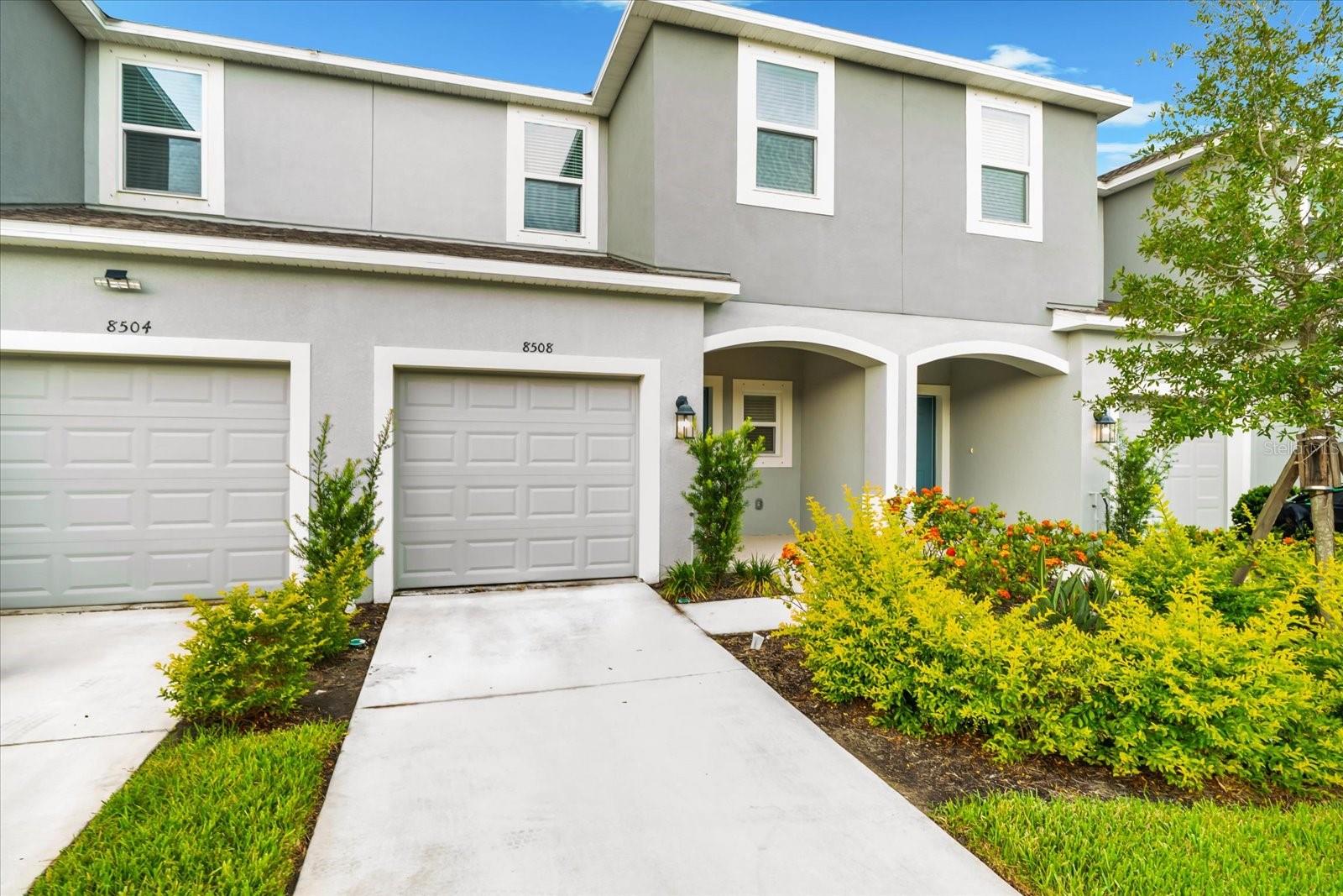 Located in Skye Ranch, this spacious three-bedroom, two-and-a-half-bath Jasmine townhome by Taylor Morrison will be available for an annual unfurnished lease starting September 2025. The Jasmine floor plan is thoughtfully designed with all bedrooms upstairs, offering privacy from the main living areas below. The home features an open-concept kitchen and living space with great natural light, a convenient half bath downstairs, and generous closet space throughout. Flooring includes engineered hardwood upstairs and ceramic tile on the main level, creating a clean and low-maintenance living environment. A one-car attached garage and full-size washer and dryer are also included. Skye Ranch offers a vibrant lifestyle with over 25 miles of nature trails, two heated swimming pools, a dog park, tennis/pickleball and basketball courts, Turner Park, and an observation deck overlooking the lake. A brand-new elementary school is now open for the 2025 school year within the community, offering the convenience of neighborhood education just a short walk away. Ideally located just off Clark Road at Exit 205, Skye Ranch is only about 10 miles from Siesta Key, making it easy to enjoy the beach and coastal lifestyle whenever you like.