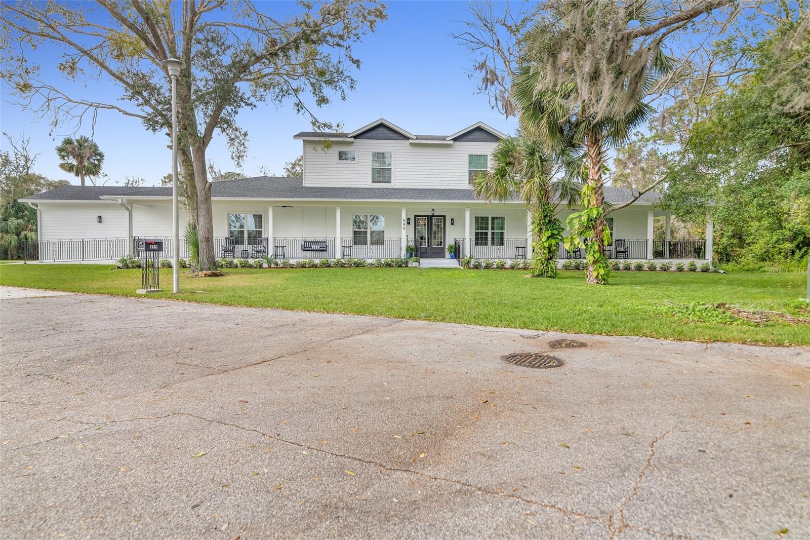 Luxurious 9-Bedroom, 8.5-Bathroom Home on 2 Acres in the Heart of New Smyrna Beach Looking to Expand your Business this home can be any business calling all Business Owners and Investors !!
Step into a world of luxury and sophistication with this exquisite 2-story home, situated on 2 sprawling acres just minutes from the pristine beaches of New Smyrna Beach. Built in 2024, this immaculate 9-bedroom, 8.5-bathroom estate offers 4,700 sq. ft. of heated living space, with a total of 7,500 sq. ft. under roof.
Designed with versatility in mind, this home presents an exceptional opportunity for both personal living and investment. The main level features 6 spacious bedrooms, while the upstairs offers 2 additional bedrooms, providing the perfect setup for multi-generational use, or a luxury business venture.
Indulge in the ultimate outdoor retreat with a heated, self-cleaning, in-ground luxury pool and spa, ideal for relaxation and entertaining. Inside, you'll be captivated by the finest finishes, including stunning blue granite countertops and sleek wood laminate flooring throughout, blending modern elegance with timeless appeal.
With no HOA, you have the freedom to personalize this property to your liking. Whether you're looking for a primary residence, a vacation home, or a lucrative investment, this stunning New Smyrna Beach estate is the perfect choice.