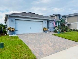 Welcome to this beautifully maintained, move-in ready single-family home nestled in the Stewart Lake Preserve community of Groveland. This charming 4-bedroom, 2-bath single-story home is the perfect place to begin your homeownership journey.
Built in 2018, this move-in ready home offers modern finishes, an open floor plan, and energy-efficient systems—giving you comfort and peace of mind without the stress of constant repairs or updates. The backyard is private with no rear neighbors and offers plenty of space for gardening and entertaining. Conveniently located just minutes from theme parks, major highways, shopping and restaurants Hurry, this home will not last!