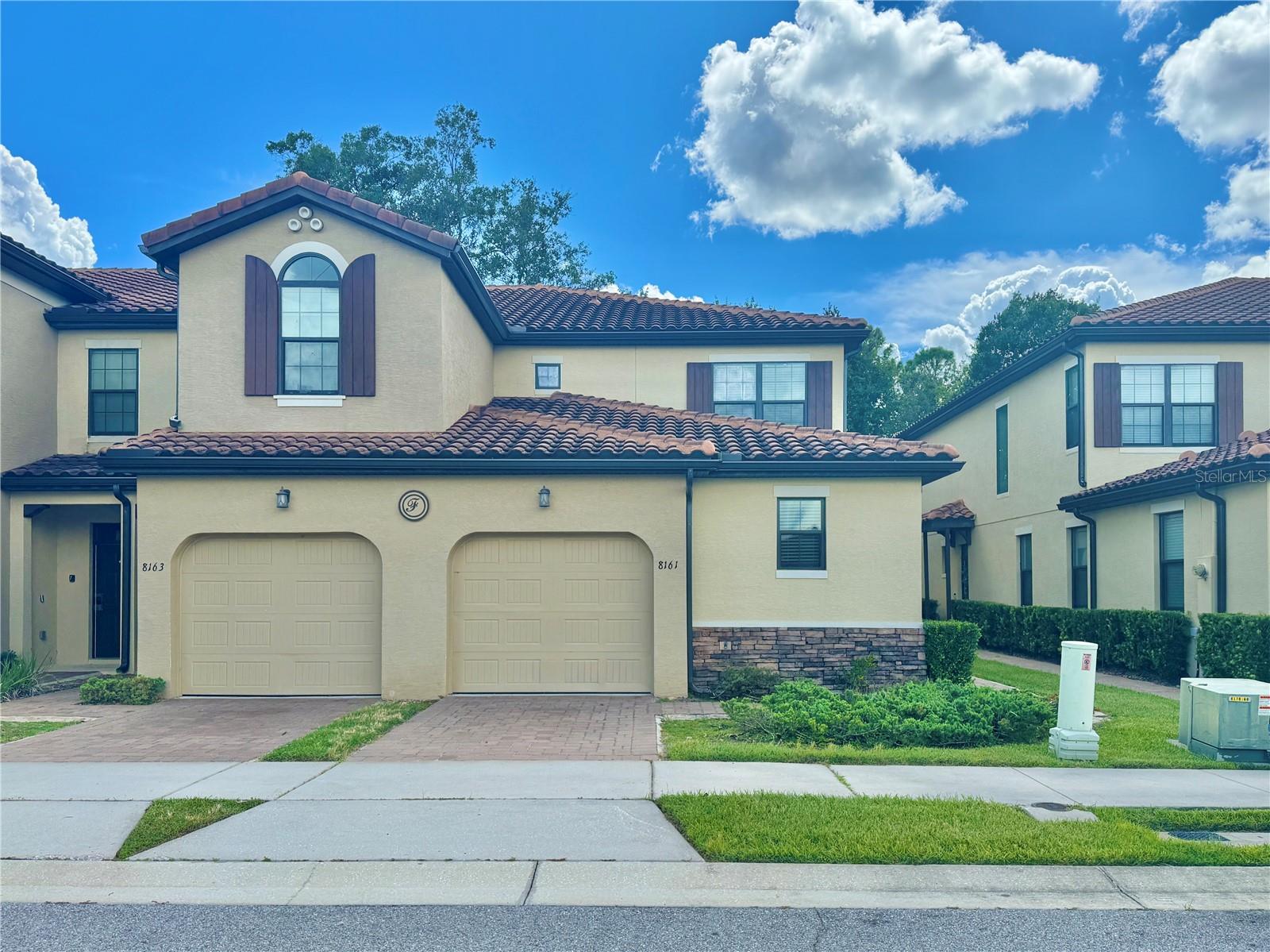 Check this Stylish and beautiful 2 Master bedrooms townhome in The Fountains at Champions Gate. Just 15 minutes from the Disney parks with all it’s attractions, including the nearby championship golf courses, swimming pool, dining, spa treatments and more. The clubhouse has a fitness center and there is a beautiful large community pool. The great kitchen features stainless steel appliances, granite countertops, Master bedroom is located on the first floor with all 2nd Master and other bedrooms located on the second floor. There is plenty of room for both living and dining in the large family room with large sliding doors leading to a covered patio and private backyard. There are both washer and dryer on the second-floor landing near all of the bedrooms for convenience which are hidden behind double doors. It is Superb income producing property. Schedule a tour today.