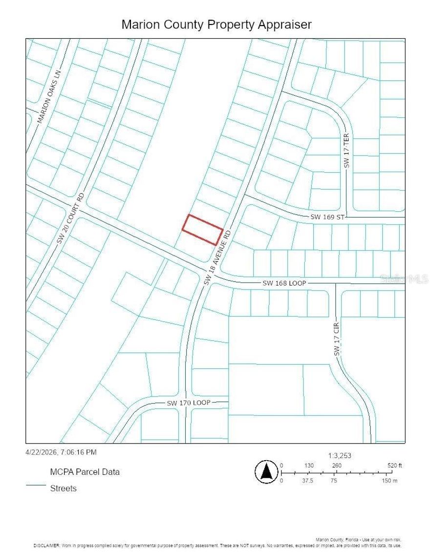 Nice .33 corner lot in Unit 4 Marion Oaks, perfect for your new home!