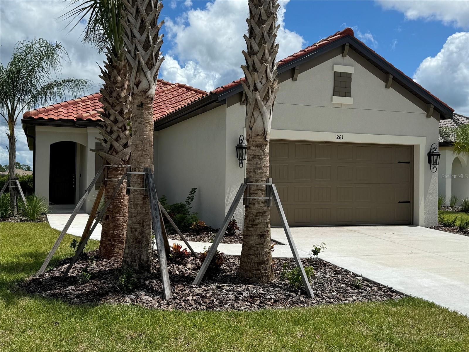 Exited to live in this 1 year old home, with 3 bedroom 2 bath home on an OVERSIZED private lot with preserve views and lots of room between homes! This gorgeous neighborhood is quiet, with lots of community extras! This elegant home features a new stylish design, extra safe hurricane high impact windows and doors, quartz countertops throughout, upgraded stainless steel appliances. Gourmet gas stove, making your cooking a breeze! Two car extended/joversized garage fitting the largest cars/SUV/Trucks. The community features a beautiful swimming pool, plentiful amount of pool lounge chairs, community meeting room, dog park, bocce ball courts & walking path. Looking for a great home in a great community, you have found it, NO GRASS CUTTING, LAWNCARE INCLUDED IN THE RENT!