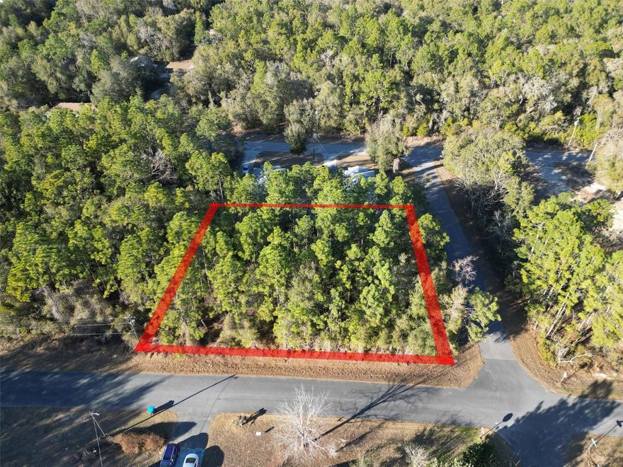 Rare opportunity to own a .46-acre wooded vacant lot in the desirable Inverness Highlands neighborhood — a perfect canvas for your next build. This sizeable parcel can be subdivided into two separate lots, allowing you to build two homes (subject to local approval and platting) and maximize your investment potential. The property’s mature trees and natural setting offer privacy and shade, while still being close to community amenities.

Property Highlights

Lot Size: 0.46 acres (approximately half an acre)

Wooded parcel: Natural tree cover ideal for privacy and design flexibility

Potential to subdivide: Can be split into two buildable lots (verify with Citrus County planning)

Location: Quiet residential area with easy access to parks, Withlacoochee State Trail, lakes, schools, shopping, and dining

Utilities & Water

Water: Well required — there is no public water currently connected to the lot. A private well will be needed for residential builds.

Sewer: Septic system required (no public sewer)

Electric: Electrical service is available nearby and can be brought to the site.
(Note: Public water infrastructure continues to expand in the area, but at this time this parcel does not have public water.)