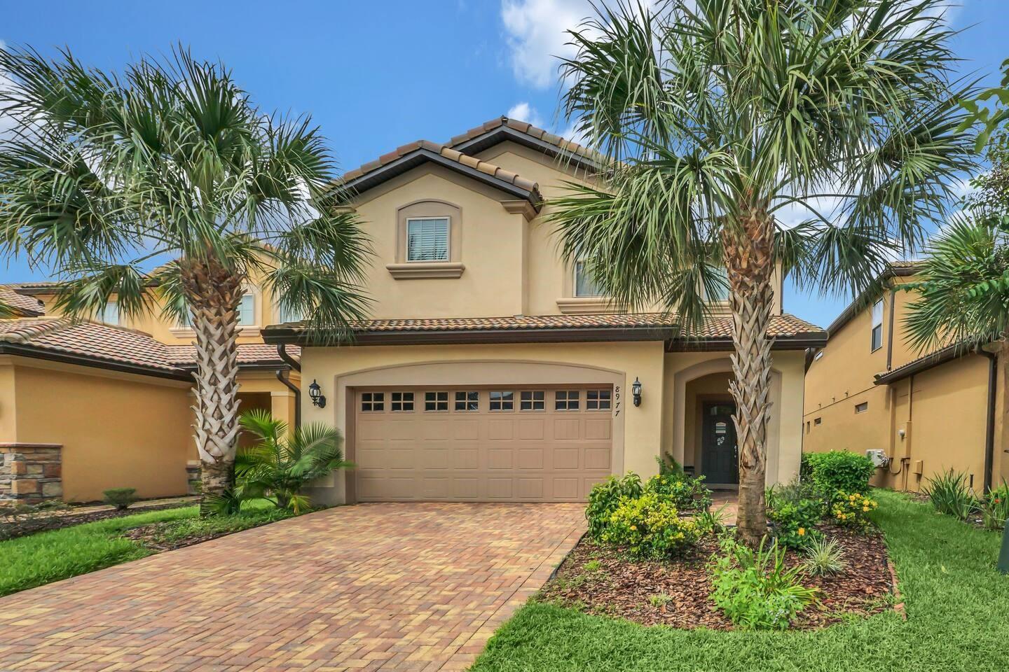 Awesome home with pool and spa in the resort-style community of Windsor at Westside. This fully-furnished home offers spacious custom designed loft and 6 bedrooms, 5/1 bathrooms, screened pool area and covered lanai. All bathrooms and kitchen feature granite countertops, stainless steel appliances. All furniture and equipment included. Fun game room at the garage! Short walk distance to the resort amenities, where you can enjoy the fitness center, pool, lazy river, splash area, tennis court and more! The HOA includes landscaping, cable, internet. Perfectly located near all the fun Disney has to offer.