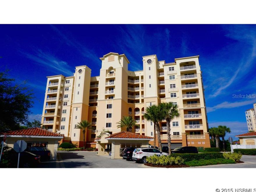 SPECTACULAR TOP FLOOR PENTHOUSE CONDO WITH PANORAMIC VIEWS OF INTERCOASTAL, OCEAN, AND LAKE WITH RELAXING FOUNTAIN.  VIEWS OF 220 ACRE SAND DUNES PARK, DISAPPEARING ISLAND, & PONCE LIGHT HOUSE.  WALK ON PRIVATE BOARDWALK TO DOGPARK, JETTYS, OR SURF BEACH.  HOME HAS NEW LIGHTING, EXTENSIVE CROWN MOLDING, UPGRADED KITCHEN WITH GRANITE, BONUS ROOM FOR OFFICE WITH OCEAN VIEWS, SPA TUB, WALK-IN MASTER SHOWER, BALCONY, UPGRADED TILE, UNDERGROUND GARAGE WITH COVERED ASSIGNED PARKING, BIKE RACKS, & STORAGE. BEAUTIFUL RESORT AMENITIES: POOL, TENNIS COURTS, LIBRARY, REC ROOM, SPA, & WORKOUT EXERCISE ROOM. FURNITURE NEGOTIABLE.  ALL INFO DEEMED TO BE ACCURATE BUT NOT GUARANTEED ;Water: City