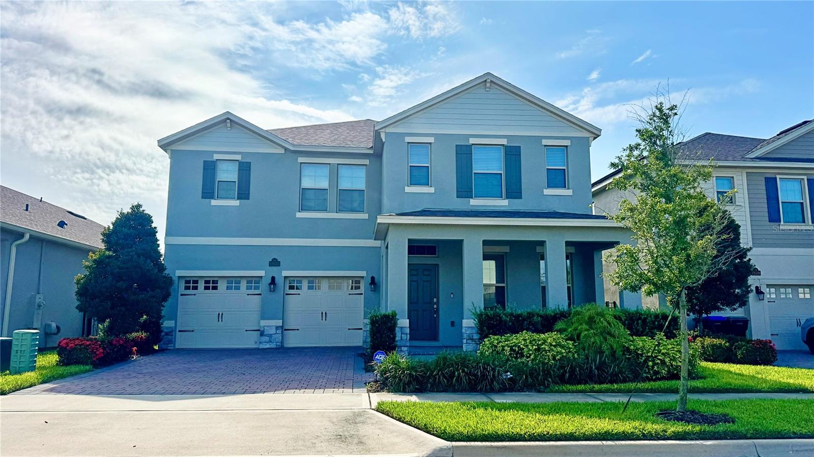 Welcome to the Sea Cliff model — a beautifully designed 4-bedroom, 3.5-bath home located in the highly sought-after master-planned community of Waterleigh. Step inside and be greeted by a spacious foyer with tray ceilings and natural light. The home features a formal dining room that can also serve as a stylish flex space, perfect for entertaining or a home office. The gourmet kitchen includes stainless steel appliances, sleek stone countertops, glass tile backsplash, and a convenient butler’s pantry — ideal for effortless hosting. The comfortable and open-concept living room flows seamlessly to a covered lanai and a beautifully landscaped backyard, offering a perfect space for relaxing or outdoor gatherings. The primary suite is located on the first floor and offers a large walk-in closet and a luxurious owner's bath with a walk-in shower, soaking tub, and dual vanities. Upstairs, you’ll find generously sized bedrooms and ample storage throughout the home. There entire house has a filter for the water system. As part of the Waterleigh community, residents enjoy access to two stunning clubhouses with resort-style pools, fitness centers, mini golf, beach volleyball, tennis, pickleball, BBQ areas, playgrounds, dog parks, and more. Fully furnished. Must see!