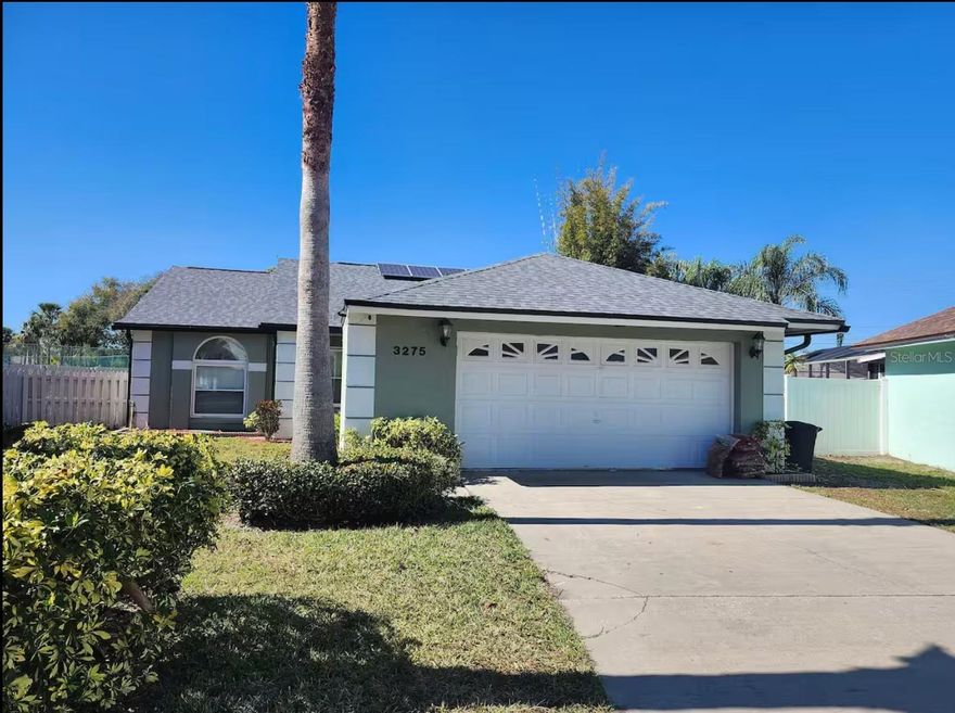 Location, location, location! This fully furnished pool home is currently generating positive Airbnb income and comes turn-key. The home comes fully furnished. A group showing is scheduled soon to preview multiple income-producing properties—ask your agent for details. Tucked on a spacious ¼ acre lot just minutes from Disney, this well-maintained property is zoned for short-term rentals and offers rare flexibility with a voluntary HOA and no lease restrictions. The interior has been renovated in recent years and features no carpet, tile flooring throughout, updated bathrooms, and granite countertops. Built with concrete block construction and a durable gable/hip roof, the home is designed for long-term reliability and low maintenance. Step outside to a screened private pool with pool heater, perfect for extended seasonal use and higher guest satisfaction. The home also includes 10 fully paid-off solar panels. Just 8 miles from Walt Disney World, 6.5 miles from SeaWorld, and 11 miles from Universal Studios—with fast access to ICON Park, Convention Center, premium outlets, and major highways—this location is ideal for maximizing occupancy and nightly rates. Whether you’re an investor or future owner looking for a high-performing rental in a top-tier zone, this home delivers income, flexibility, and long-term value.