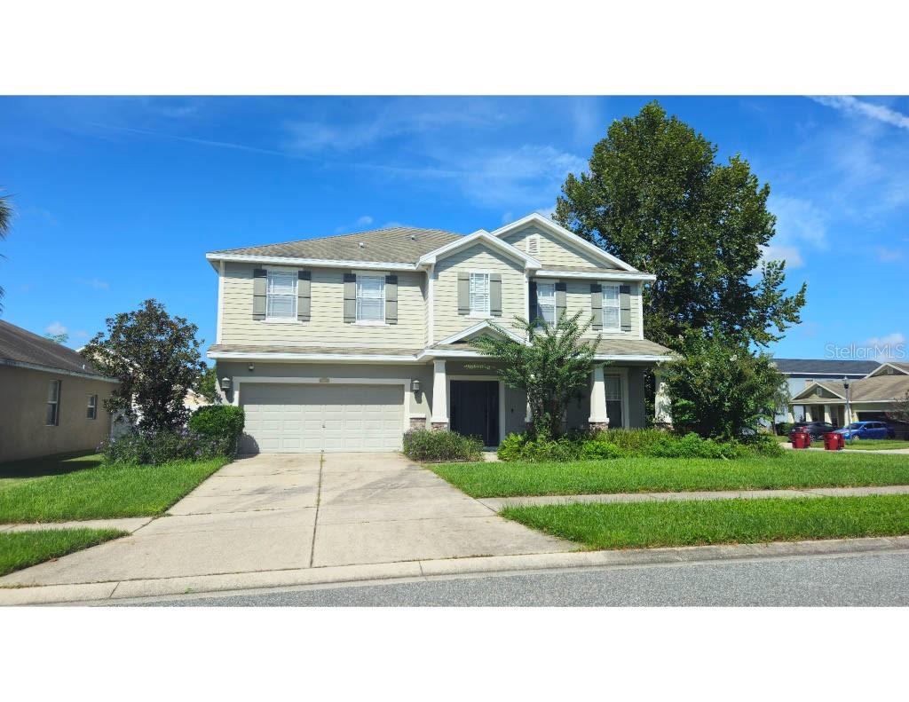 Excellent opportunity, look no further, here it is! Â This beautiful home has 2854 SQUARE FEET with 4 bedrooms and 3 bathrooms, and a 2-car garage on a large corner lot. No CDD fees! The front entrance invites you to immediately notice the lovely wide-plank hardwood flooring that flows beautifully throughout the entire house. The high ceilings speak volumes of openness and natural light. This home continues to please as you step into the spacious kitchen, family room combo, equipped with a central island, closet pantry and cabinets galore. The chef of the home can enjoy staying connected to everyone and everything while prepping meals in this open concept layout. Downstairs there is certainly plenty of room and options for you to have a formal living room, office/or flex space in addition to the kitchen, dining and family room areas. Â Upstairs, there is a central bonus area, and four bedrooms. The master or primary bedroom is massive with a lounge sitting area or baby space, a walk-in closet, and a private en-suite bath, which includes a separate shower and jetted tub. Let's not overlook the fully fenced backyard welcoming you to enjoy some relaxation outdoors. See for yourself, this community has a low HOA, no CDD, a very nice community pool, playground areas and it is located near all things necessary and fun. Conveniently positioned near several great restaurants, shopping and entertainment, lots of options to interest everyone! Schedule your viewing appointment and find home sweet home!