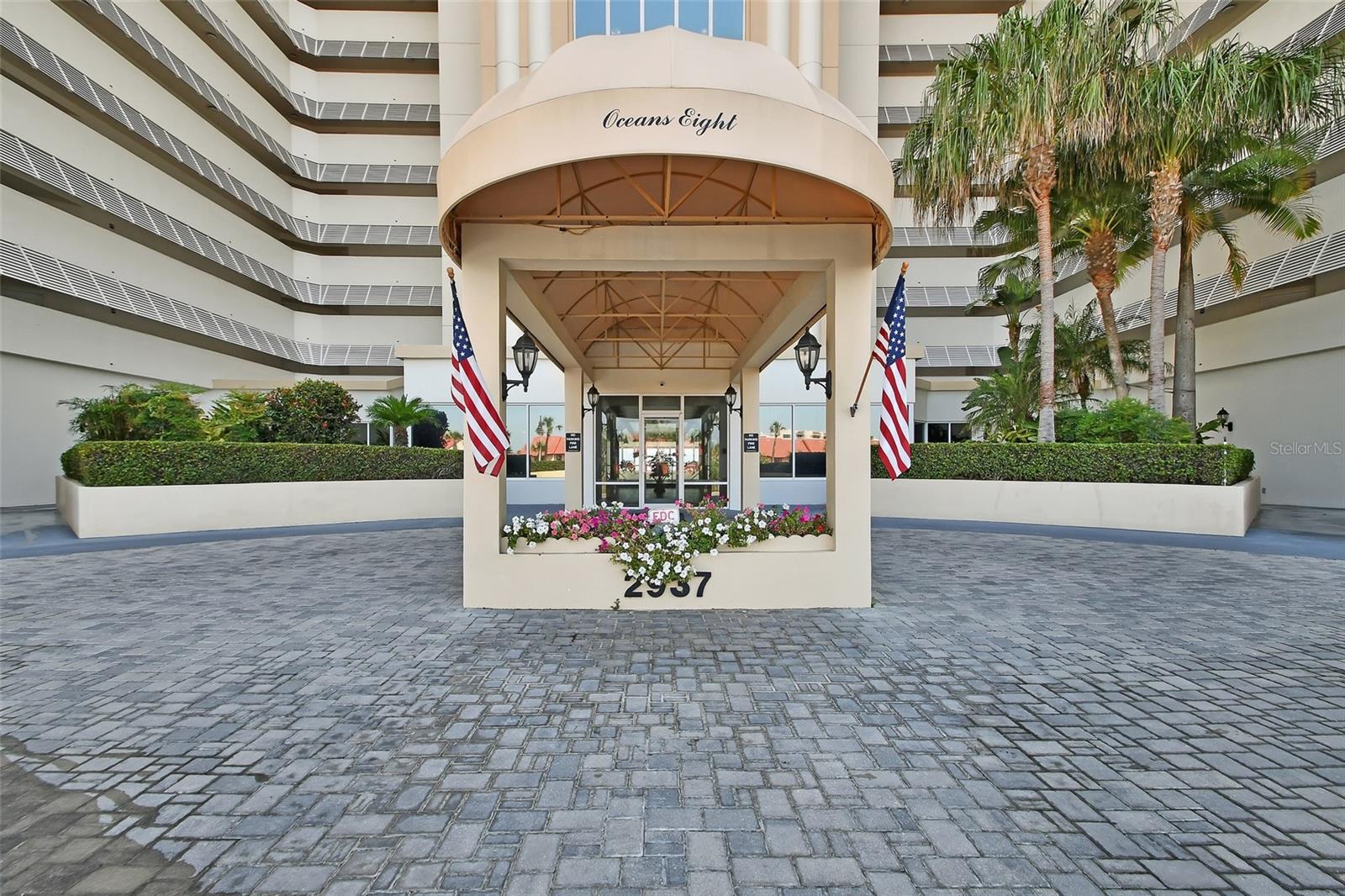IMAGINE LIFE AT THE BEACH — Your toes in the sand, the sun warming your face, the ocean breeze swirling through your hair, and the soothing sound of the waves just outside your door whispering in your ear. This isn't just a daydream-it's your next chapter. Welcome to your 20th-floor Sky Home in the elegant Oceans Eight condominium, nestled in the heart of desirable Daytona Beach Shores. Whether you're working remotely, living full-time, or seeking a blissful coastal getaway, wake up to the panoramic views of both the Atlantic Ocean and Intercoastal Waterway from every major room in this stunning 2-bedroom 2-bath residence. Bid your day "sayonora" with a glass of wine as awe inspiring sunsets drape the sky in mesmerizing colors that linger long after the sun dips below the horizon. This is your chance to turn the dream into reality. Beauty meets comfort here as every inch of this home has been curated for relaxation and enjoyment. From the moment you walk in, natural light floods the space, highlighting an airy, open-concept layout, tasteful upgrades, and sophisticated color palette that creates a serene, move-in-ready retreat and seamlessly blends function with refined design. Newer glass sliding doors (2018) provide direct balcony access from the living room, and both bedrooms-perfect for enjoying morning coffee, sunset dinners, or simply soaking in the endless sky-meets sea views. You'll love the tasteful upgrades including Neutral Tile Flooring for easy maintenance and coastal elegance, a bright and stylish Updated Kitchen and Bathrooms with modern finishes and beautiful cabinetry, and Window Treatments including classic plantation shutter and electronic/battery-operated shades in the primary for peaceful nights and dreamy mornings. Spacious Bedrooms, with a versatile Murphy Bed and smart Built-ins in the guest room flexibility and function. This is truly a rare find in one of Daytona Beach Shores' most elegant and meticulously-maintained oceanfront communities.
RESORT-STYLE LIVING AT OCEANS EIGHT — Oceans Eight is more than a
condominium – it’s a lifestyle. Renowned for its classic elegance, superior amenities, and
exceptional location from everything you need in the heart of “The Shores.” Pet-friendly (2
pets, combined weight up to 20 lbs). Minimum 3-month rentals allowed — making it attractive
for both seasonal tentants and long-term tenants. Building Highlights and Amenities include
Outdoor Lap Pool and Heated Indoor Lap Pool, expansive Fitness Center, Spa, Sauna,
Social Room with two kitchens and a dance floor perfect for entertaining and events, dedicated
Bike Storage, assigned Storage Unit, and gated underground parking with additional upper
parking deck tag for guests or a second vehicle. Fully-sprinklered building.
LIVE WHERE OTHERS VACATION — the location offers both charm &
convenience. Enjoy walks on the beach, oceanfront sunrises & the Cape Canaveral Rocket
Launches (visible from the beach or pool deck!). Located just steps from the sand & a short
stroll or bike ride to local shops, grocery stores, banks, pharmacy, restaurants, parks & the
Daytona Beach Shores Community & Senior Center. You're just minutes from Par 3 Golf,
Tennis & Pickleball, Fishing, Dolphin Spotting & endless Sunrises. Enjoy the peace of
mind of being close to Medical Facilities, Fire Station, Post Office & City Hall—all without
sacrificing that tranquil beachfront lifestyle. Your Next Chapter & Your Best Life Starts!