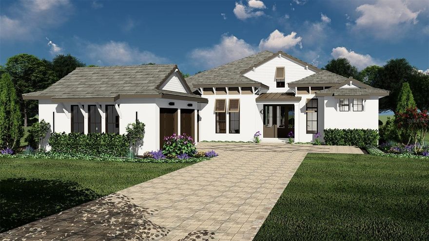 This stunning model home offers 3,474 sq. ft. with three beds, 4 baths, bonus room, private pool/spa, outdoor kitchen and stunning lake views.