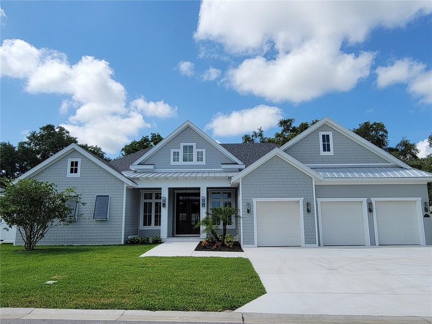 Exceptionally built new pool home in the town of Belleair.