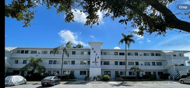 Beautiful one bedroom deluxe in highly desired Seminole Gardens. No land lease building which means lower maintenance fees. Overlooks scenic lake with wildlife and view of the fountain. Sidewalks thru out the complex. Updated kitchen and bathroom. High end laminate flooring thru out. Spacious bedroom 13 x 22.6 with a large walk in closet. Ceiling fans , Central heat and air. Located on the second floor in an elevator building. Unit is fully furnished . Large screened porch to enjoy the breezes from the lake. Elevator updated in 2022 And a new roof in 2024. Everything you need for a seasonal getaway or a forever home. Large heated pool with sauna and hot tub . Located in a non evacuation and non flood zone. Blocks from Seminole City Center for shopping and dining & Movie Theater. 4 Miles to Beautiful Beaches. Free shuttle bus 5 days a week. Easy access to Tampa International & St. Pete/Clearwater airports. Beautiful Green spaces where ever you look. Picnic area near the clubhouse and pool. 55 Plus community. Several parks nearby the complex.