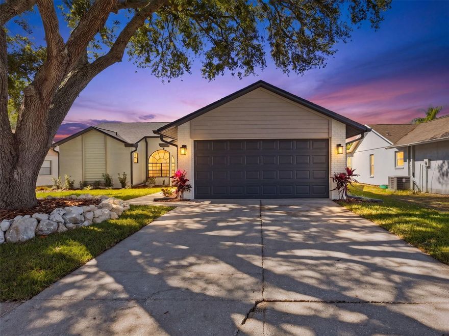 **Welcome to Cypress Trace** Where style, comfort, and privacy come together. From the moment you walk in, you'll notice the attention to detail. This custom, FULLY RENOVATED 3-bedroom, 2-bathroom home is tucked away on a quiet cut-de-sac offering minimal traffic and a peaceful setting. This thoroughly designed split floor plan offers the perfect balance of open living and private retreat. The heart of the home features a completely reimagined kitchen with custom cabinetry, upgraded countertops, and stainless steel appliances all opening seamlessly to the mail living space-perfect for hosting or just enjoying a relaxed night in. The spacious primary suite is privately situated, offering a true escape with a fully renovated en-suite bathroom, walk-in closet with custom built-ins, while additional bedrooms are located on the opposite side of the home. With every detail already taken care of this move-in-ready home delivers both style and connivence in one of the areas most desirable communities. With no HOA or CDD you won't want to miss your opportunity to own a turnkey home in Cypress Trace! Schedule your showing today, you won't be disappointed! ** NEW ROOF**NEW HVAC**NEW WATER HEATER**NEW EVERYTHING!!!!