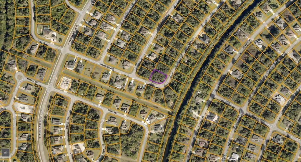 Corner lot, large lot! 103x125 wow! For driving reference the property address across the street is 3227 THURSTON AVE NORTH PORT FL, 34288. Seller has 4 total lots in the area and would do a package deal. Build your home today!