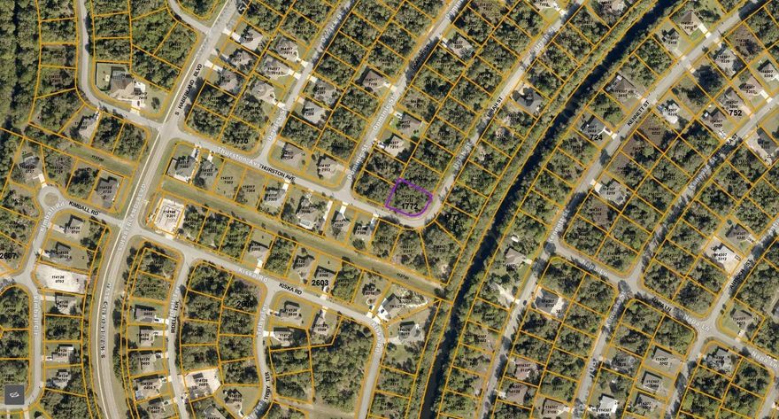 Corner lot, large lot! 103x125 wow! For driving reference the property address across the street is 3227 THURSTON AVE NORTH PORT FL, 34288.  Seller has 4 total lots in the area and would do a package deal.  Build your home today!