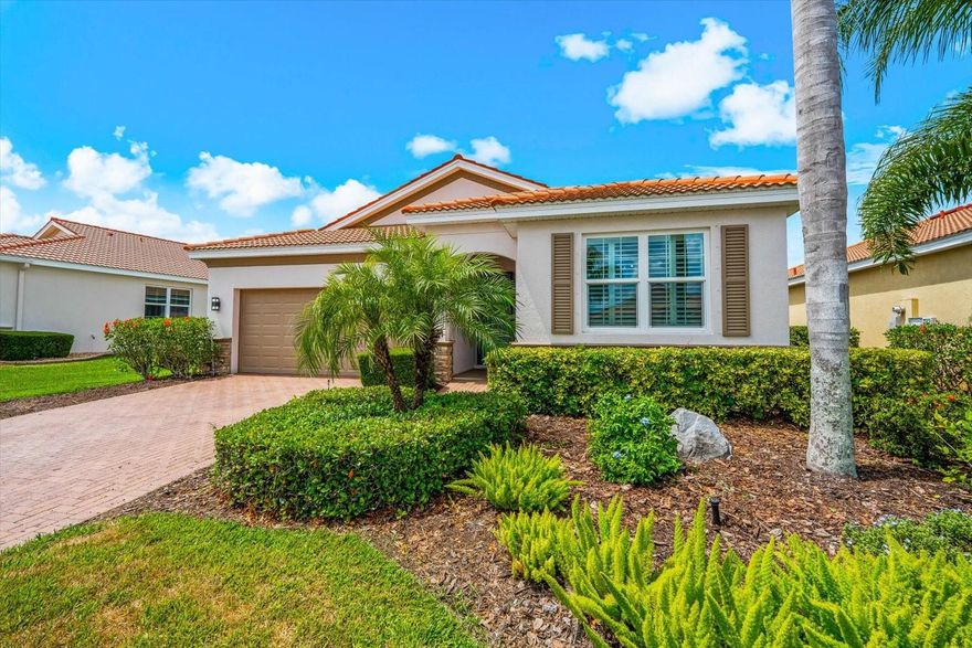 RESORT STYLE LIVING IN RIVER STRAND - UPDATED POOL HOME WITH HURRICANE PROTECTION - MAINTENANCE-FREE - AMENITIES
Welcome to this well-maintained, move in-ready home in highly desirable River Strand Golf and Country Club - a gated resort-style golf course community, known for its amenity-rich, maintenance-free lifestyle.  This home features a spacious open floor plan with a split layout, offering both comfortable everyday living and privacy for guests.  The interior is enhanced with luxury vinyl flooring throughout and modern finishes, creating a clean cohesive look. The updated kitchen includes newer appliances (approx 4 years old), and the HVAC system, replaced in 2023, adds efficiency and peace of mind.  Designed both for comfort and security, this home is equipped with hurricane impact  windows and electronic remote controlled hurricane shades on the lanai, providing superior home protection while enhancing your indoor/outdoor Florida living experience.
Residents enjoy exceptional community amenities, including deeded golf, tennis courts, pickleball and a vibrant clubhouse lifestyle.  Experience the best of Lakewood Ranch/Bradenton with the perfect blend of comfort, convenience, and resort-style living.
 BUT THE REAL HIGHLIGHT - having resort-style amenities at your fingertips. This home includes a FULL GOLF AND SOCIAL MEMBERSHIP, giving you access to: Championship 27 hole golf course, tennis and pickleball courts, state-of-the-art fitness center, resort-style pools and clubhouse, and tiki bar. On-site dining, social events, and more! Enjoy the ease of maintenance-free living in a secure gated community, just minutes from world-class beaches, upscale shopping, fine dining, and major airports. Whether you're seeking a seasonal escape or a full-time Florida dream home, this property has it all. 
Live where every day feels like a vacation. Schedule your private tour today! Listing Agent is Owner