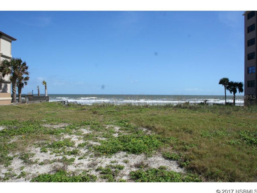 100'' Direct Oceanfront lot...Lot is high with a single family house on the north side and a condominium on the south side...Recent survey is available. ;Water: Available at Site