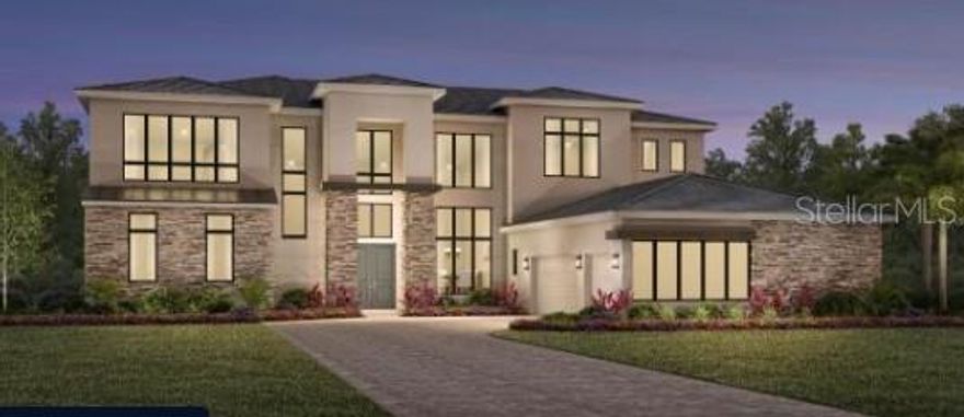 The Montech's impressive two-story covered entry flows into the two-story main indoor and outdoor living areas, revealing the lovely foyer, dining room, living room with coffered ceiling, and desirable lanai. This home has 6 bedrooms and 6.5 baths with a centrally located laundry room.