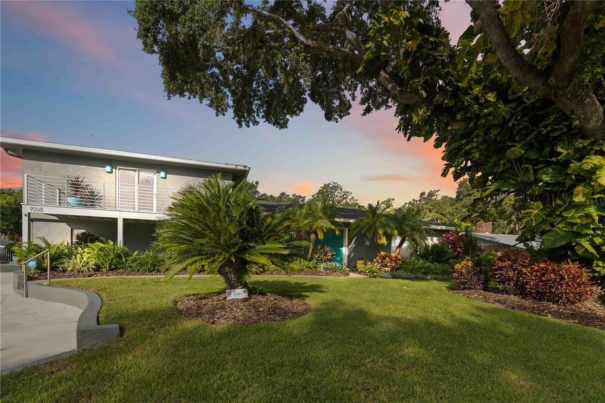 Set on nearly half an acre in one of New Smyrna Beach’s most sought-after locations this 3 bedroom, 2.5 bath residence combines timeless design with a long list of high-end updates! The open layout offers a spacious living room, both formal and casual dining areas with a 13x19 wet bar and wine fridge nearby, a bonus room perfect for an office, and an oversized laundry room. At the heart of the home, the kitchen stands out with a new gas range (2024) and pot filler, newer stainless steel appliances, granite countertops, built-in buffet, custom tile backsplash, and a ton of cabinet space.
The primary bedroom offers a brand-new custom closet (2024), dual vanity bath, and a balcony that overlooks the property. Two additional bedrooms share a renovated bath, while the half bath is perfectly positioned for guests enjoying the pool and spa. Outside you'll find a gas heated saltwater pool and spa with a new saltwater processor (2024), enclosed outdoor shower (2024), new lanai screen (2023), a fully fenced yard with upgraded lighting (2023), fruit trees including avocado and a screened garden shed with electric & water. The owners have invested extensively in professional tree care and improvements creating a lush and inviting outdoor space. 
Every detail has been considered- roof (2020), stormwatch impact windows and doors, natural gas fireplace, 2 dual tankless hot water heaters, HVAC's (2022), custom window treatments (2022), new sprinkler pump and Rain Bird system (2023), and driveway has been improved and expanded (2023). The oversized garage (30 x 24) provides plenty of room for two cars plus room for a golf cart or just additional storage.
This home is more than a place to live, it’s a lifestyle. Enjoy morning walks along Riverside, afternoons at the nearby parks and boat ramps, and evenings dining on Canal Street’s local favorites. With the beach just minutes away and close to shopping and dining this property captures the very best of New Smyrna Beach living!