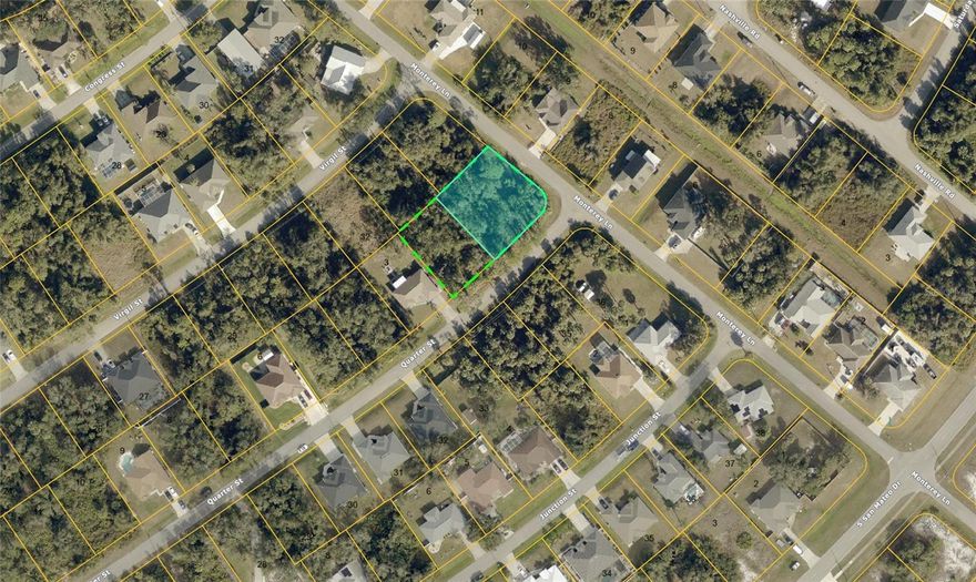 Here’s your chance to own a sunny slice of paradise in the fast-growing city of North Port, Florida! This affordable corner lot is full of potential and ready for your dream home. Sitting in a quiet, well-kept neighborhood, this lot is in a location that’s hard to beat. Whether you're ready to build now or looking to invest for the future, this is a smart move. Enjoy quick access to I-75 and US-41, making travel a breeze in any direction. Spend your weekends exploring miles of scenic hiking and biking trails, splashing around at the popular North Port Aquatic Center, or catching a spring training game at the Atlanta Braves stadium nearby. You’ll also find top-rated schools, shopping centers, and delicious dining options just minutes away. Even better—the lot next door is also available (C7513635), offering more space and flexibility. Don’t let this rare opportunity pass you by. Make your offer today!