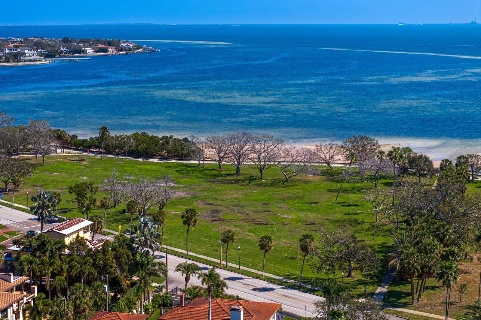 Location, Location, plus stunning water views. This beautifully updated, immaculate home is ready for you to move right into. Located on the 3rd floor of Shore Crest, a boutique condominium complex with only 5 floors. Walk to the aquatic center a block away or enjoy a short stroll to all of the restaurants, shops, museums, the Pier and many parks and events that Downtown St Pete offers. This rarely available corner unit has direct water views of Tampa Bay, visible from the living areas and 2 of the bedrooms. Fully updated with over 2100 sq.ft., 3 bedrooms and 2 bathrooms, a very large great room, dining area and open kitchen nook plus a washer and dryer. The balcony is oversized with 400 sq. ft., and has unbelievable water views, perfect for relaxing, entertaining and watching the sunrise. Features include one assigned covered parking space, double pane hurricane impact windows and slider doors, brand new carpet, crown molding, 6 inch baseboards and much more. There’s a roof-top clubhouse and patio with stunning views across the bay to Tampa. A bike closet is located on the first floor for residents. Easy parking along both sides and in front of Shore Crest makes guest parking a breeze. Water, trash, sewer, cable and internet included. Fob access required for building security. Elevator or stairs are accessible from the lobby. Come enjoy the incredible Downtown St Pete life.. At least one occupant must be 55+ years old.