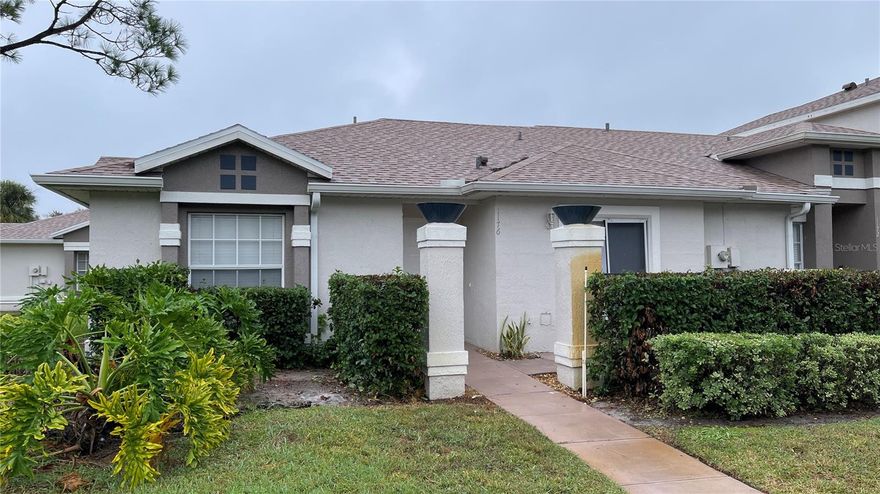 Move in Ready! Water & Lawn Care Included! Well-Maintained Charmer! Adorable 3-Bedroom 2- Bath Condo with Courtyard! Fresh Interior Paint! Lovely kitchen comes with stone counters, dishwasher, range, over the counter microwave and refrigerator and gives access to the front courtyard. Living/Dining room combo. Super-sized master bedroom comes with walk-in closet. Master bath has tile-surround walk-in shower. Two additional nice sized bedrooms. Out-door storage closet. Washer and dryer are a convenience item. Community amenities include two resort-style pools, a clubhouse, and well-maintained tropical landscaping. This coveted neighborhood provides easy access to attractions, shopping, dining and more that South Orlando has to offer! Make an appointment today!