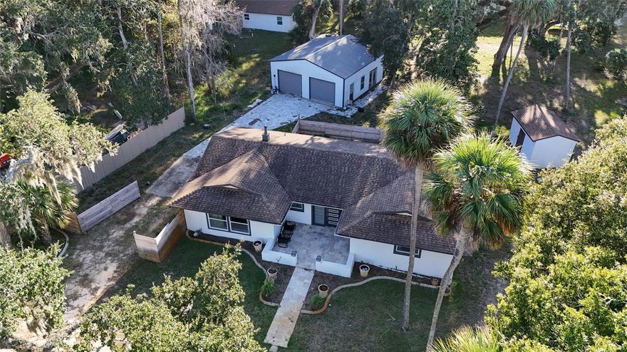Exceptional opportunity to establish a restaurant or commercial venture on almost 1 acre of land with excellent visibility and frontage directly on A1A in the Hammock. The property offers 2,000 sq ft of existing enclosed building space and a total of 2,138 sq ft under roof. Foam insulation provides enhanced energy efficiency and improved climate control throughout.
The site is approved for restaurant use and includes 38 parking spaces, including 2 handicapped-accessible spaces, ensuring convenient access for customers and staff. A valuable on-site asset is the 30' x 30' two-bay metal building with 2-10 ft doors, ideal for storage, equipment, or operational support.
Additional property improvements include a 2-year-old AC system and a roof approximately 10 years old, providing reliable systems and reduced maintenance needs.
With prime A1A frontage, strong traffic visibility, ample parking, and key commercial approvals in place, this property represents an outstanding opportunity for restaurant operators, investors, or commercial developers seeking a strategic and versatile coastal location.