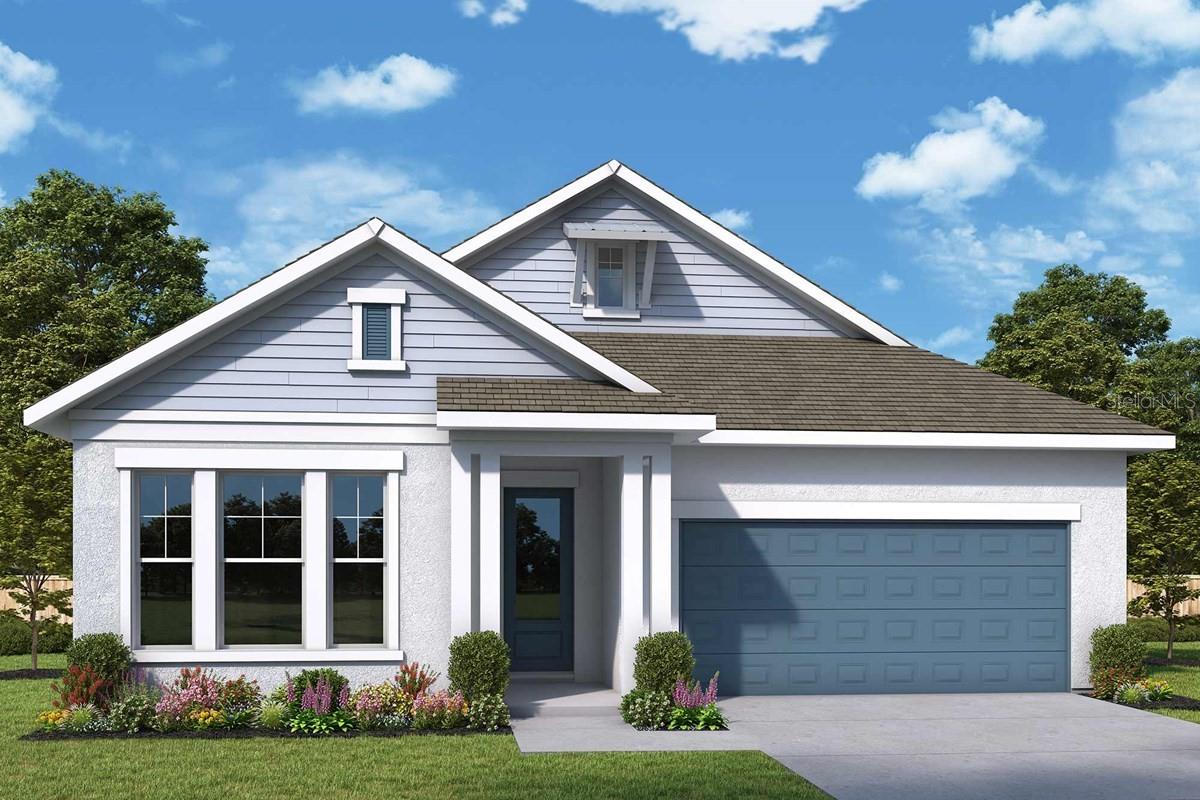 Under Construction. The Sandbank floor plan by David Weekley Homes offers four bedrooms, three bathrooms, and an open-concept design in the sought-after community of Emerald Landing at Waterside. The heart of the home features a spacious family room, dining area, and a gourmet kitchen with KitchenAid appliances, quartz countertops, and an oversized island—perfect for entertaining. Elegant French doors open to a private home office, while 12-foot sliding glass doors lead to an extended lanai for seamless indoor-outdoor living. The luxurious owner’s retreat includes a spa-inspired bath and generous walk-in closet, while additional bedrooms provide comfort and flexibility for family and guests. Built with hurricane impact windows, a tankless water heater, and located in a natural gas community, this home offers both style and peace of mind. Just 0.5 miles from Waterside Place, you’ll enjoy easy access to dining, shopping, and year-round events. Emerald Landing residents also enjoy resort-style amenities including a heated pool, clubhouse, pickleball courts, fire pits, dog park, and private dock with water taxi service. Lawn care and exterior maintenance are included, creating a low-maintenance lifestyle in one of Lakewood Ranch’s most vibrant communities.