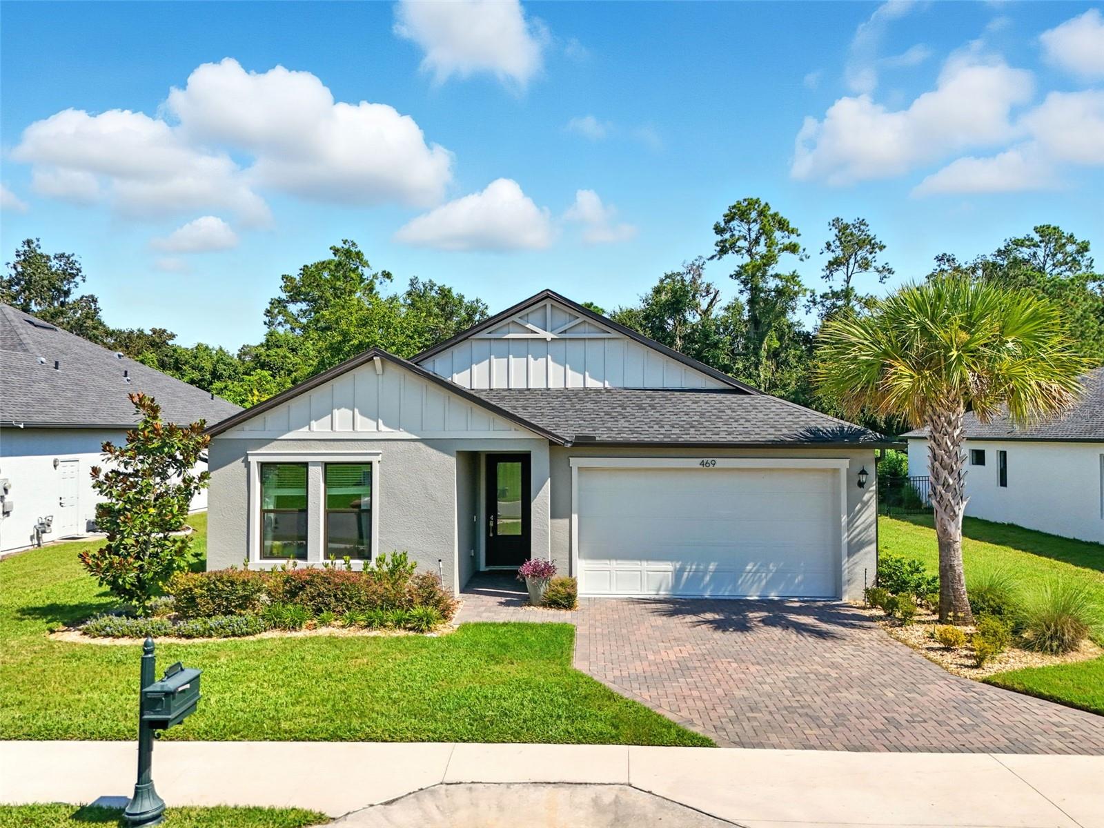 Welcome to this beautifully upgraded POOL home in the highly coveted gated community of Bellechase. This residence offers a perfect blend of comfort, style, and outdoor living and is the lowest priced 4-bedroom pool home in SE Ocala by a mile. Step into your private backyard oasis featuring a 14x24 saltwater pool with a sun shelf and a pool heater/chiller—ideal for year-round enjoyment. Located on an exterior lot with no rear neighbors, the new owners are sure to enjoy the additional privacy.
Inside, the home boasts 4 bedrooms and 3 full bathrooms with custom upgrades throughout, including a custom entertainment center, a stylish bar, and a custom built-in closet system creating both function and character in every space. The kitchen is well appointed with stainless steel appliances, a gas range and large center island. The butler's pantry and walk-in pantry with built-in shelves provide ample storage and counter space for any meal prep or entertaining needs. The primary bedroom is a luxurious retreat just off the main living area with a large walk-in closet, ensuite bathroom and water closet. The second and third bedrooms have a jack and jill bathroom with dual vanities, perfect for growing families. The fourth bedroom and adjacent bathroom make for an ideal guest room, home office or flex space. Additional features of this smart home include a Ring doorbell and security system, leak detection, wifi enabled irrigation system and wifi garage door opener. With its open layout, upgraded finishes, and incredible outdoor retreat, this property is move-in ready and designed for both everyday living and entertaining. Built in 2022 and the pool in 2024, the new owners will enjoy peace of mind and minimal maintenance for many years to come.
Located in a desirable Ocala neighborhood, this home provides convenient access to shopping, dining, schools, and medical offices. This home is only 10+ minutes to downtown Ocala and less than 30 minutes to the World Equestrian Center. Bellechase is a premier tree-lined private community with a staffed security entrance, beautiful winding roads, miles of paved walking trails, pavilions and rolling hills set amongst a lush landscape. Don’t miss the chance to make this stunning home yours—schedule a private showing today!
