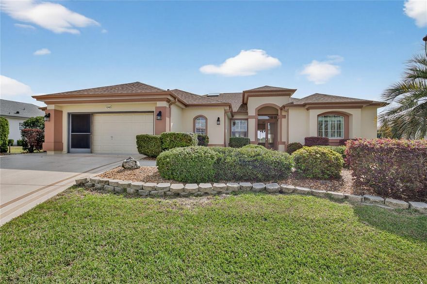 Exceptional stand out home with water views from all main rooms, and you can design and build your own outdoor haven with room for xtra large pool.  Features begin with master bedroom having a seperate ac and thermastat allowing for comfort and energy effiency.  Floors in master are real engineered wood.  Skylights in kitchen and hallway off half bath add additional efficiency.  Kitchen is a chefs dream with gas cooktop and an abundance of 42" wood cabinets and double door pantry.  Second bedroom has murphy bed which conveys.  If someone loves crafts no problem there is an addtional 4 room just for that or small office.  Roof, exterior and interior paint 2023.  The dual AC's come with reme halo air as added purifier.    DONT MISS OUT ON THIS HAMPTON MODEL WITH ALL THE BELLS AND WHISTLES!!!  new water heater will be in place prior to closing.