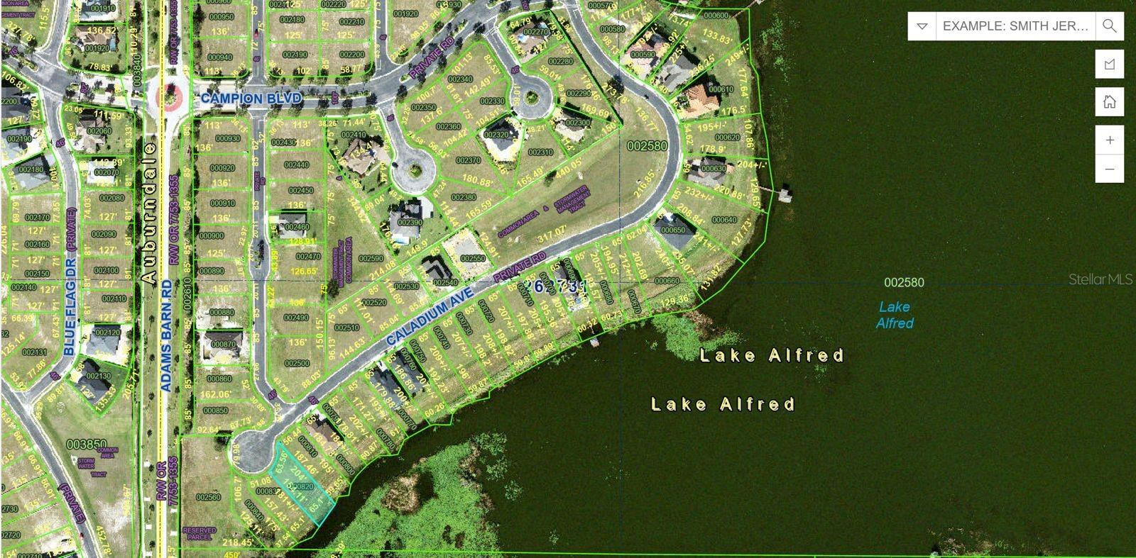 WATER RIDGE SUBDIVISION - Land