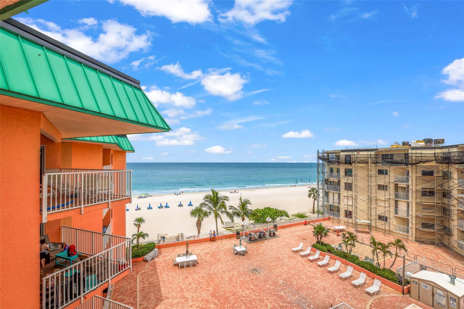 Experience the best of coastal living in this spacious two-bedroom, two-bathroom condo, perfectly positioned on the top floor of a five-story mid-rise building just steps from the sugar-white sands of the Gulf. This beautifully updated unit offers expansive views of the Gulf of Mexico along with peek-a-boo glimpses of the Intracoastal Waterway, providing a serene backdrop for everyday living or vacation relaxation. Inside, the condo features a bright, open layout with generous living and dining spaces, updated finishes, and abundant natural light throughout. While it's move-in ready, it also presents the opportunity to add your personal touches and truly make it your own. The community offers a range of amenities, including a waterfront pool and hot tub, ideal for enjoying warm coastal days. Grills are available on the pool deck for outdoor cooking and entertaining, all while enjoying scenic water views. Assigned covered parking adds convenience and peace of mind.
Whether you're looking for a full-time residence, a seasonal retreat, or an investment property with strong rental potential, this condo delivers flexibility and a highly desirable beachfront lifestyle. Wake up to the sound of the waves and unwind each evening with Gulf-front sunsets—this is your chance to own a slice of paradise.