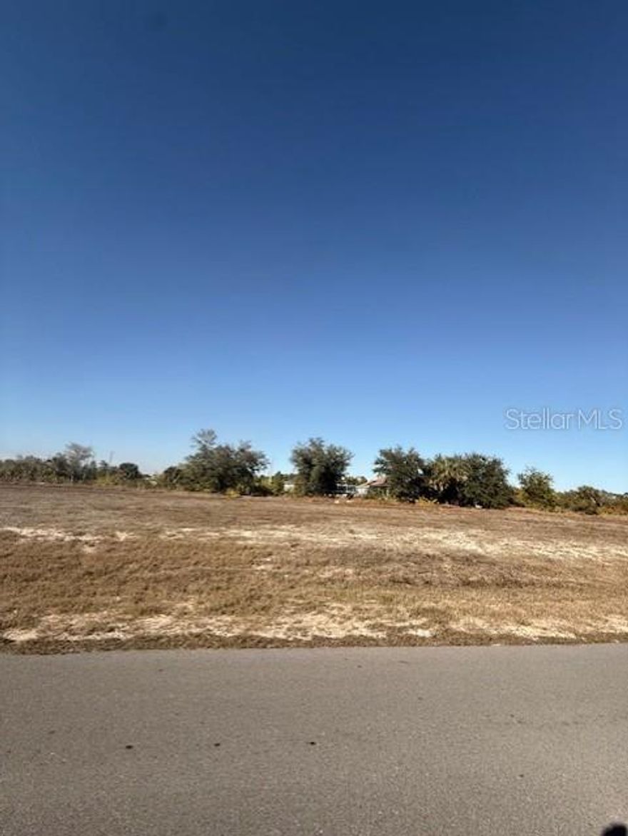 Oversized lot on freshwater canal, new builds going up around, this lot is just off Del Prado and Kismet and is cleared and ready for your build.