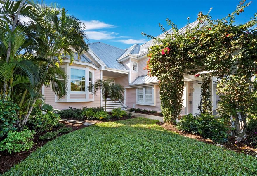 Located in North Village within the Boca Bay community, this residence offers an easy island lifestyle in a highly walkable setting. The Historic Village of Boca Grande is just minutes away, with shops, dining, and the Old Florida character the island is known for. Gulf beaches are also close by for morning walks, afternoon swims, and sunset viewing—an everyday convenience that defines the appeal of this location.
Built in 1999, the home features oak flooring throughout and a practical layout that includes a vaulted living room, dining room, kitchen and breakfast room, library, and three bedroom suites that provide privacy for family and guests. Outdoor spaces include a screened porch on the main level and a private deck on the upper floor, both oriented toward the favored southern exposure for soft natural light and year-round use.
Recent improvements enhance both performance and comfort: updated kitchen appliances, full wind protection through a combination of impact glass and shutters, raised-seam metal roof, new landscaping, foamed attic, whole-house dehumidifier, and an organized garage system—useful for bikes, beach gear, and seasonal storage.
Ownership includes membership in the Boca Bay Pass Club and access to Boca Bay amenities: four swimming pools, Beach Club, fishing pier, fitness center, short-term boat dockage, and a tennis facility with eight Har-Tru courts and an active year-round program. The Gulf-front Club House provides both casual and formal dining options, making it a social hub for residents.
Whether used seasonally or as a full-time residence, the home offers a relaxed, well-serviced lifestyle in one of Boca Grande’s most established and desirable neighborhoods.
