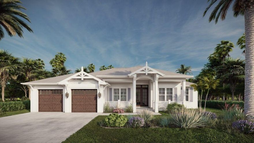 Pre-Construction. To be built. Key Model. Community Award winner in Parade of Homes. Palma Sola Grande is an Exclusive Gated Community in West Bradenton featuring 16 new construction homes overlooking Palma Sola Bay. Pictures are from completed model that is currently available. Move in Ready MLS #A4650509. The Key Model is a coastal contemporary single-story home with a spacious great room, gourmet kitchen, and private primary suite. The light and airy open-concept floor plan was built to entertain, with brilliant natural light pouring into the expansive living space and shining throughout the home. The gourmet kitchen is perfect for cooking and entertaining, featuring Thermador stainless-steel high-end appliances and stunning quartz countertops. The private primary suite features a two roomy walk-in closets, ensuite bathroom featuring a freestanding soaking tub and a spacious walk-in shower with glass enclosure and sleek finishes. This original masterpiece features vaulted ceilings in the great room and vaulted ceilings in each of the four bedroom suites and the office. Other features include an oversized two car garage, metal roof system, and large hurricane impact-resistant windows and doors. The front yard and the fenced backyard feature lush low maintenance tropical landscaping. The backyard is a tropical oasis featuring a custom luxury heated resort-style saltwater pool and spa with a complete outdoor kitchen. You will love the ideal location with close proximity to the Gulf Beaches of Anna Maria Island, IMG Academy and Golf Course, Robinson Preserve, Historic DeSoto National Park, downtown Bradenton, St. Pete, the cultural and culinary arts of Sarasota, shopping, stores, restaurants, and medical facilities. Keep your boat at one of several nearby Marinas. Walk or ride bikes to the Robinson Preserve, a 682-acre nature preserve offering trails, kayak launches & a picnic area. This is the ultimate Florida lifestyle location! Contact us today to set up a private tour and experience the beauty and lifestyle firsthand before the community sells out!
