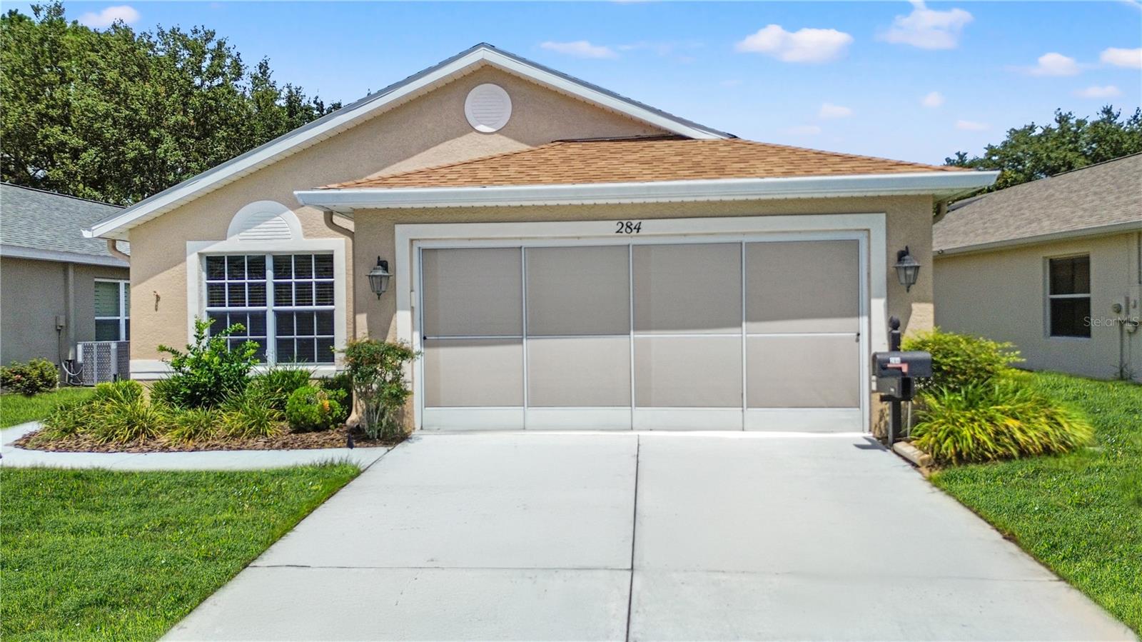 Welcome to 284 Hartford Ct, Spring Hill, FL 34609 – Move-In Ready Patio Home in the Highly Sought-After 55+ Gated Community of Wellington. This beautifully updated 2-bedroom, 2-bathroom home with a versatile den, a 2-car garage, and a screened lanai is everything you’ve been looking for. Nestled in the heart of Wellington, one of Spring Hill’s premier 55+ communities, this home offers the perfect blend of comfort and low-maintenance living. Step inside to find new luxury flooring, fresh interior paint, updated bathrooms, brand-new stainless steel appliances, a brand new roof, and new sod. The home even includes an additional garage refrigerator—just one of the many thoughtful touches that make it truly move-in ready. Enjoy a maintenance-free lifestyle with an HOA that covers roof replacement, lawn care, fiber optic internet, TV, and trash service. The Wellington community is packed with amenities: a resort-style clubhouse, pool and spa, on-site dining, pickleball and tennis courts, bocce ball, billiards room, exercise room, and endless social opportunities—clubs, bingo, parties, community trips, and more. Don't miss your chance to enjoy this vibrant, active lifestyle in a completely updated home. Schedule your private tour today!