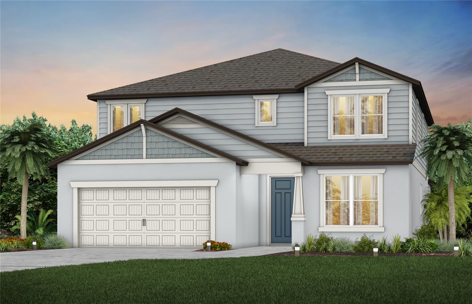 Under Construction. Pulte Homes is Now Selling in Marion Ranch! Enjoy all the benefits of a new construction home in this highly amenitized community located in Ocala, FL. This new community will feature a resort-style pool with open cabanas, a clubhouse, a fitness center, a playground, sports courts, and much more! Plus, with close proximity to I-75 and a quick commute to shopping, entertaining, and dining – you’ll love coming home!
This home features the popular Yellowstone floor plan and has the space you’ve been looking for. The designer kitchen showcases a spacious center island, modern gray cabinets, 2cm quartz countertops with a 4"x 12" tiled backsplash, Whirlpool stainless steel appliances, including a dishwasher, microwave, and range, and a large single-bowl sink.
The bathrooms have matching white cabinets and quartz countertops and dual sinks and walk-in shower in the Owner's bath. There is 22”x22” floor tile in the main living areas, baths, and laundry room, and stain-resistant carpet in the bedrooms, and loft.
This home has an ideal layout with a 1st-floor bedroom with full bath, oversized loft, versatile enclosed flex room, convenient 2nd-floor laundry room, walk-in closets in 4 of the 5 bedrooms, storage under the stairs, a large, covered lanai, and a 2-car garage.
Additional upgrades include 4 LED downlights in the gathering room, pendant pre-wiring in the kitchen, upgraded door hardware, iron balusters with oak handrail at stairs and a Smart Home technology package with a video doorbell.
Enjoy peace of mind with Pulte’s transferable, 10-year Limited Structural Warranty that covers materials and workmanship in the 1st year, workability of plumbing, electrical, HVAC, and other mechanical systems through the 2nd year, various types of water infiltration and internal leaks through the 5th year, and the structural integrity of the home through the 10th year. Plus, we’re currently offering limited-time incentives and below-market rates!
